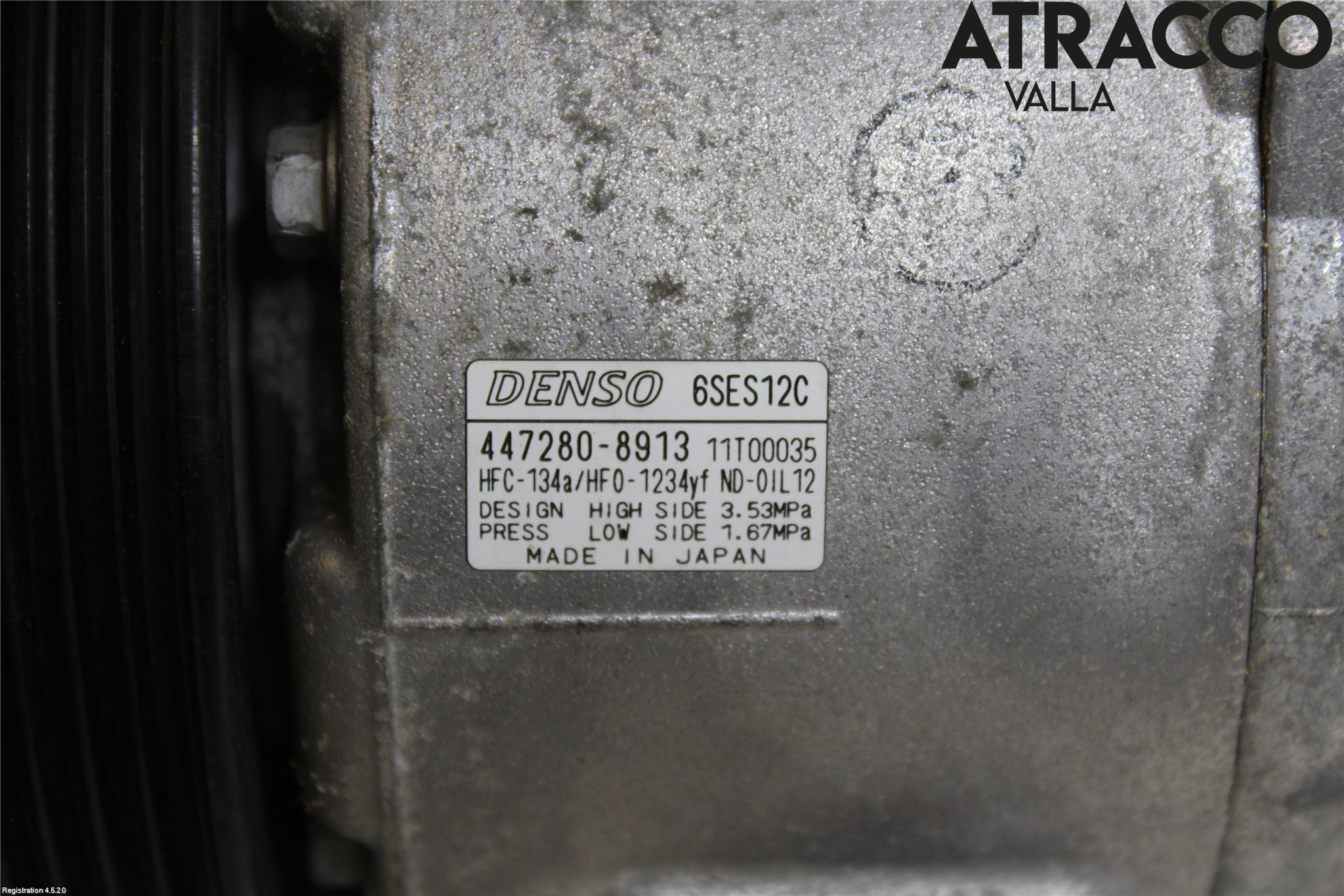 Toyota AURIS 13-19 Varme Ac Kompressor