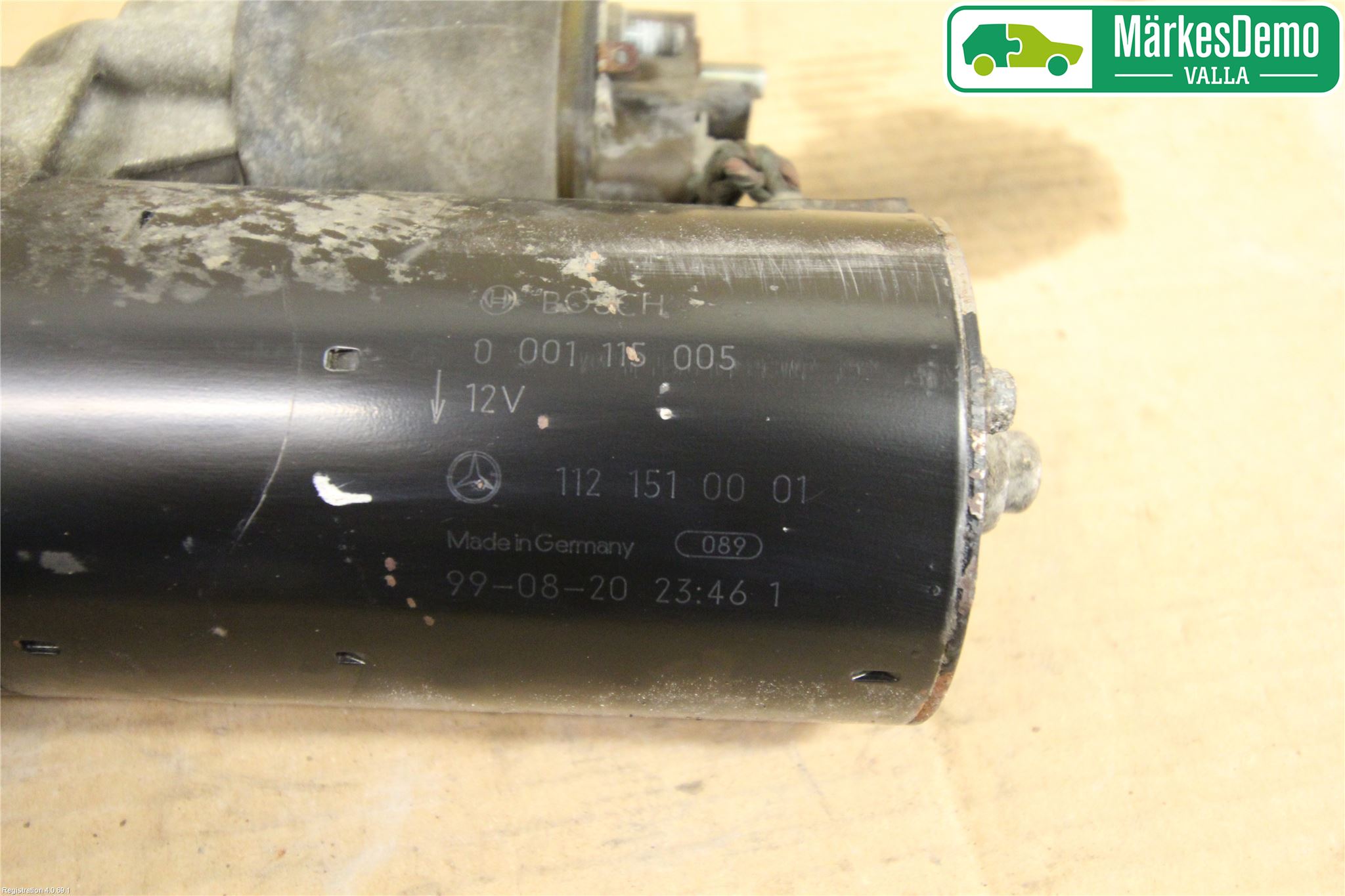 Mercedes-Benz MB S-KLASS (W220)  99-05 Startmotor