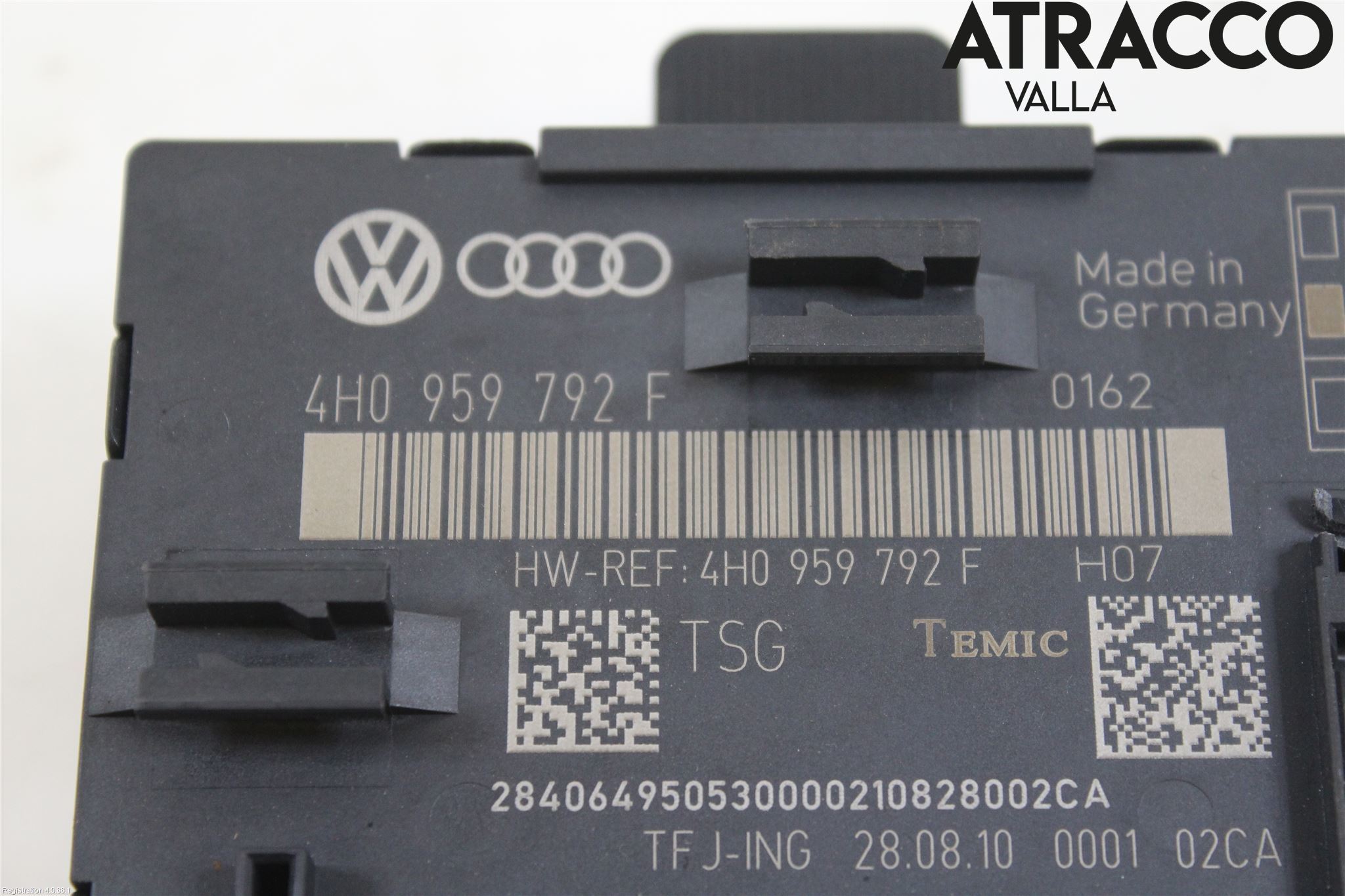 Audi A8/S8 4H 10-17 Styreenhet Dør