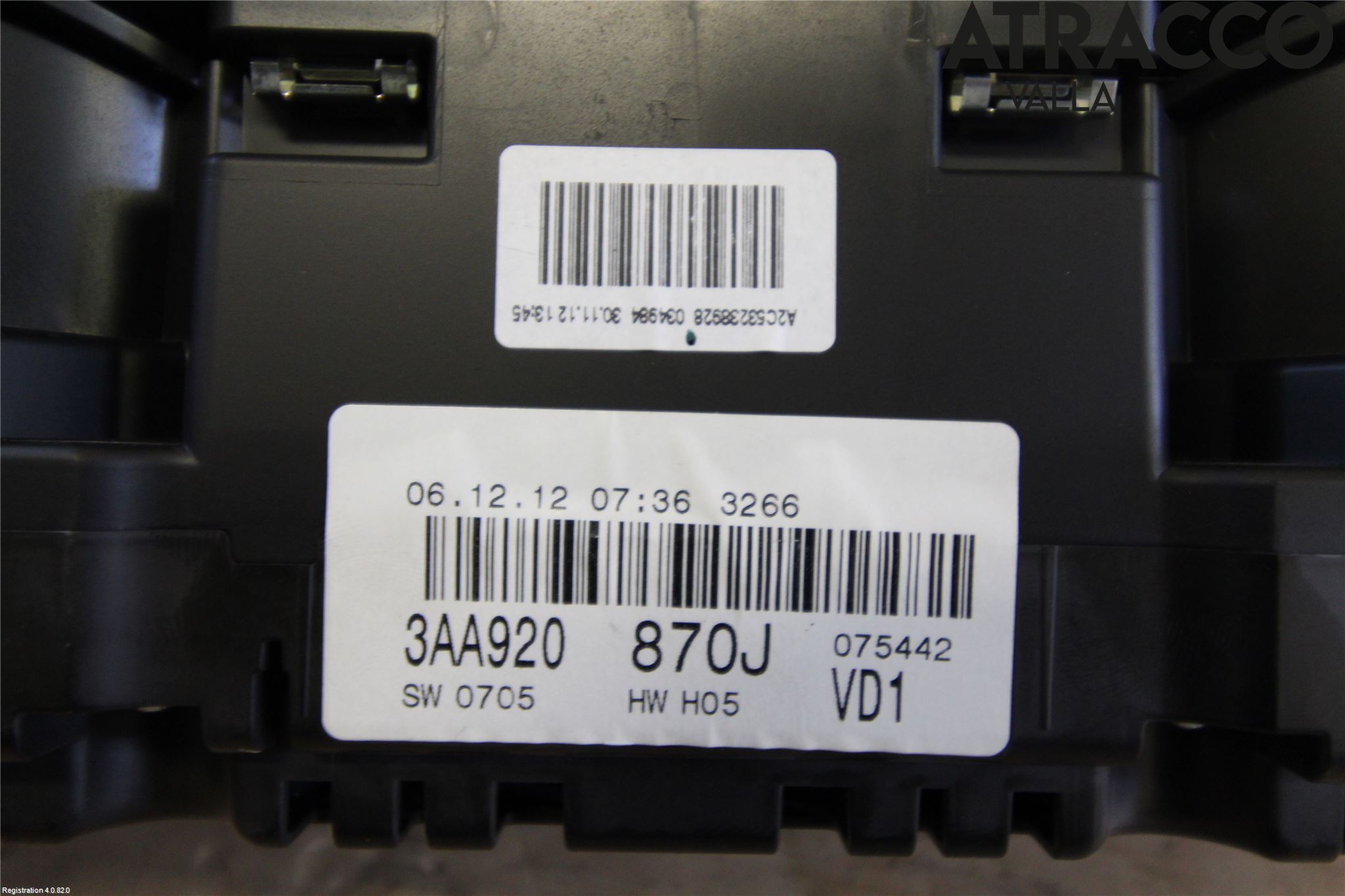 Volkswagen VW PASSAT 11-14 Instr Kombinert