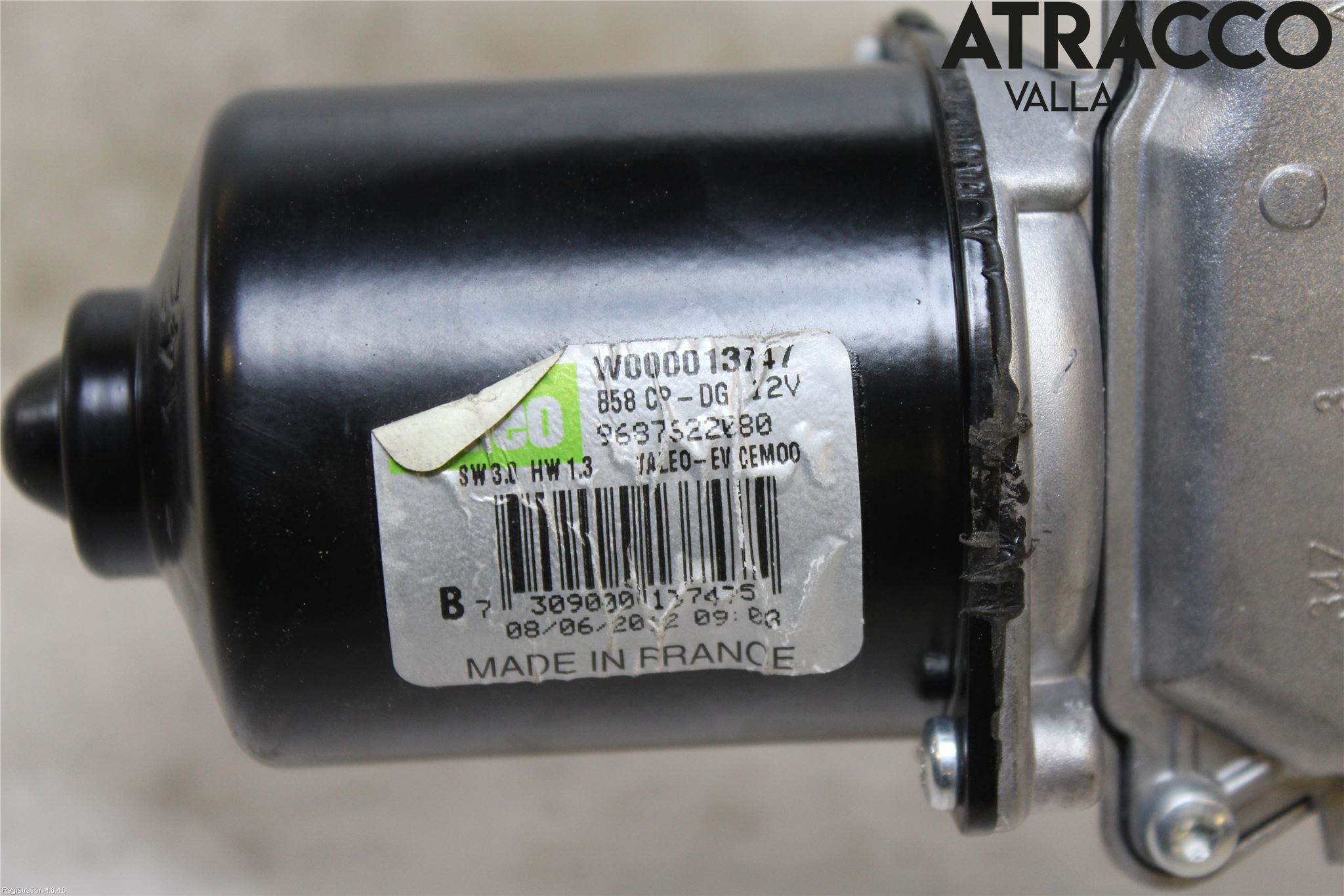Citroen C4 GRAND PICASSO 07-13 Viskermotor Frontrute