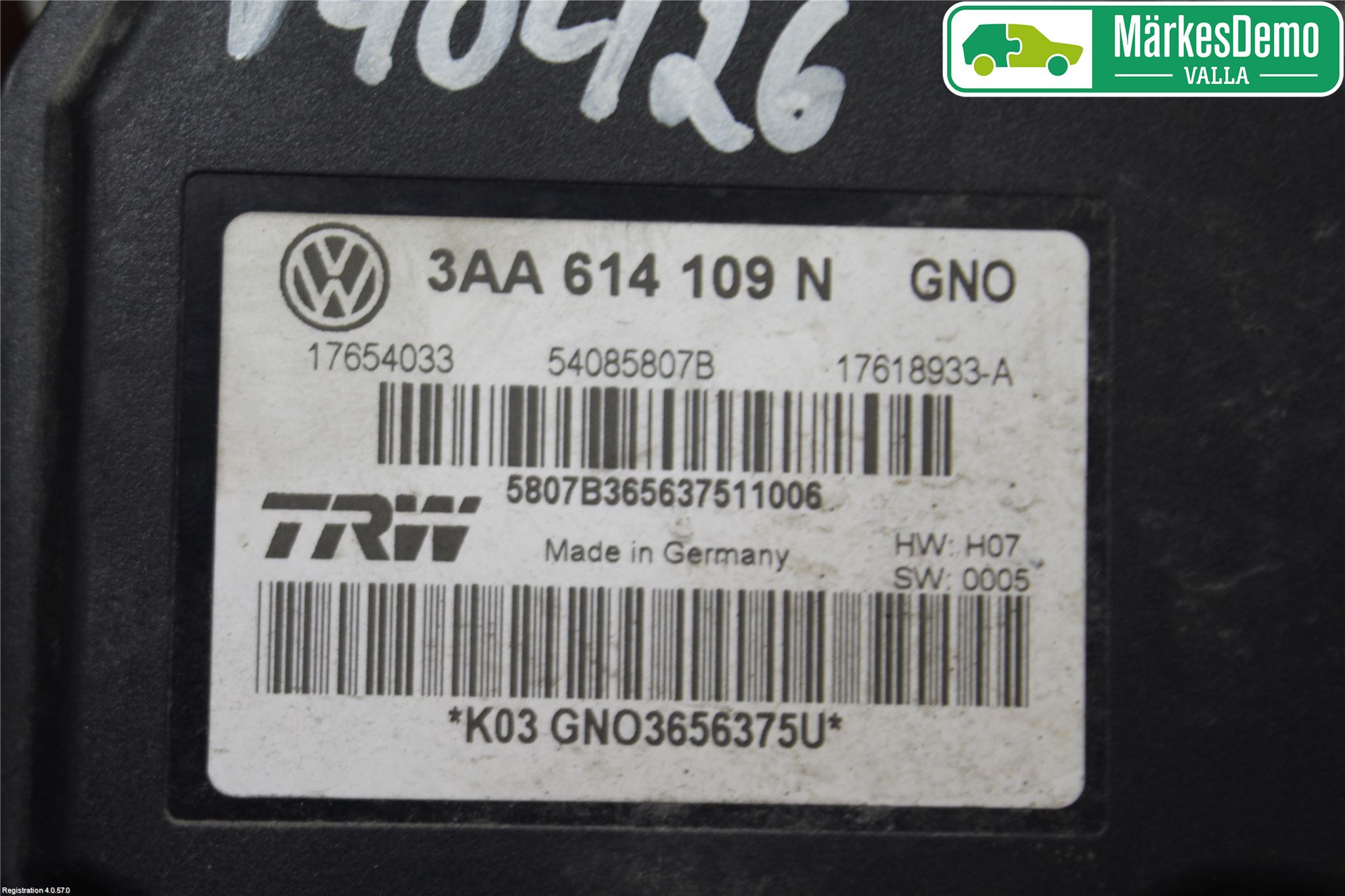 Volkswagen VW PASSAT 11-14 Abs Hydraulikkaggregat