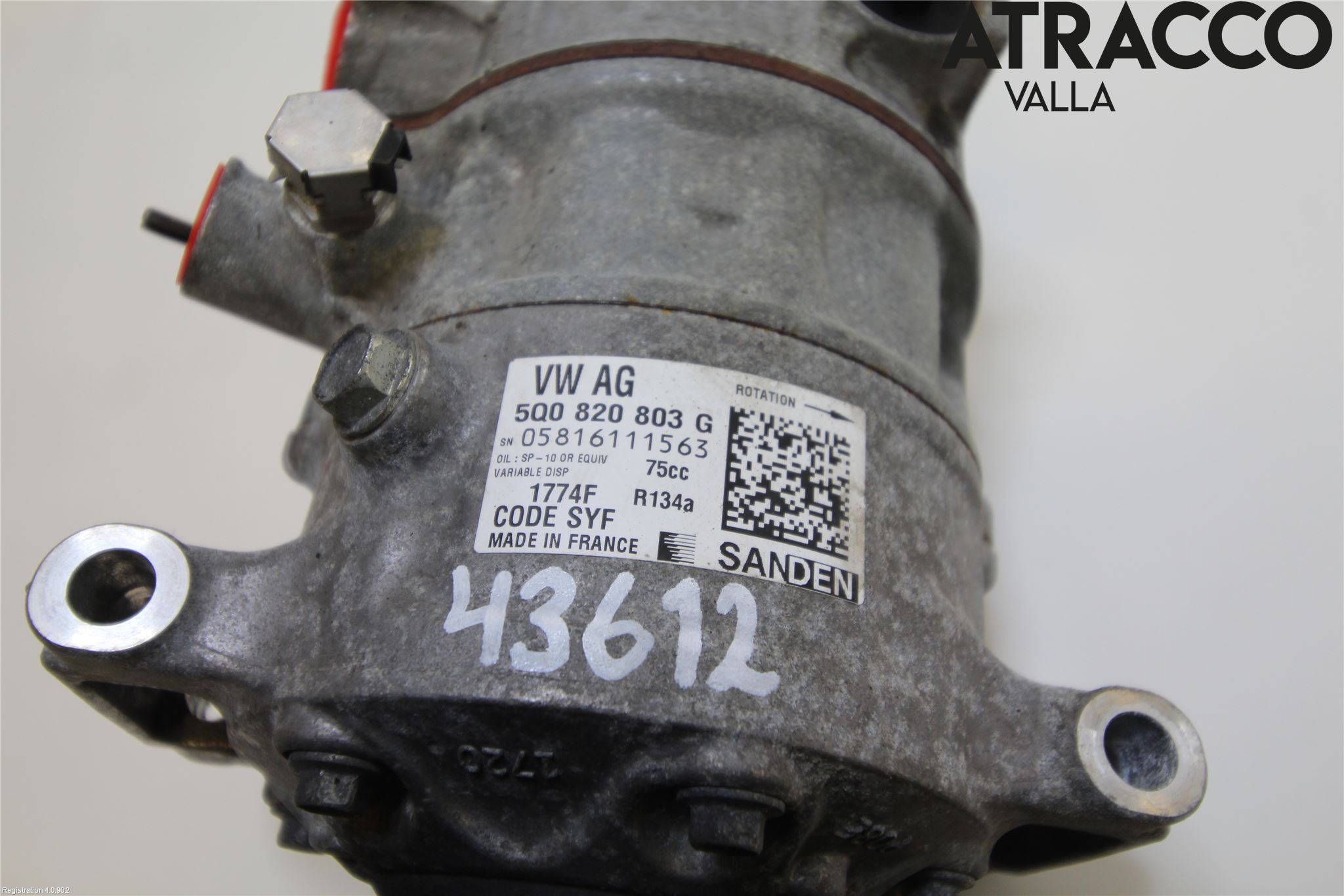 Volkswagen VW POLO 10-17 Varme Ac Kompressor