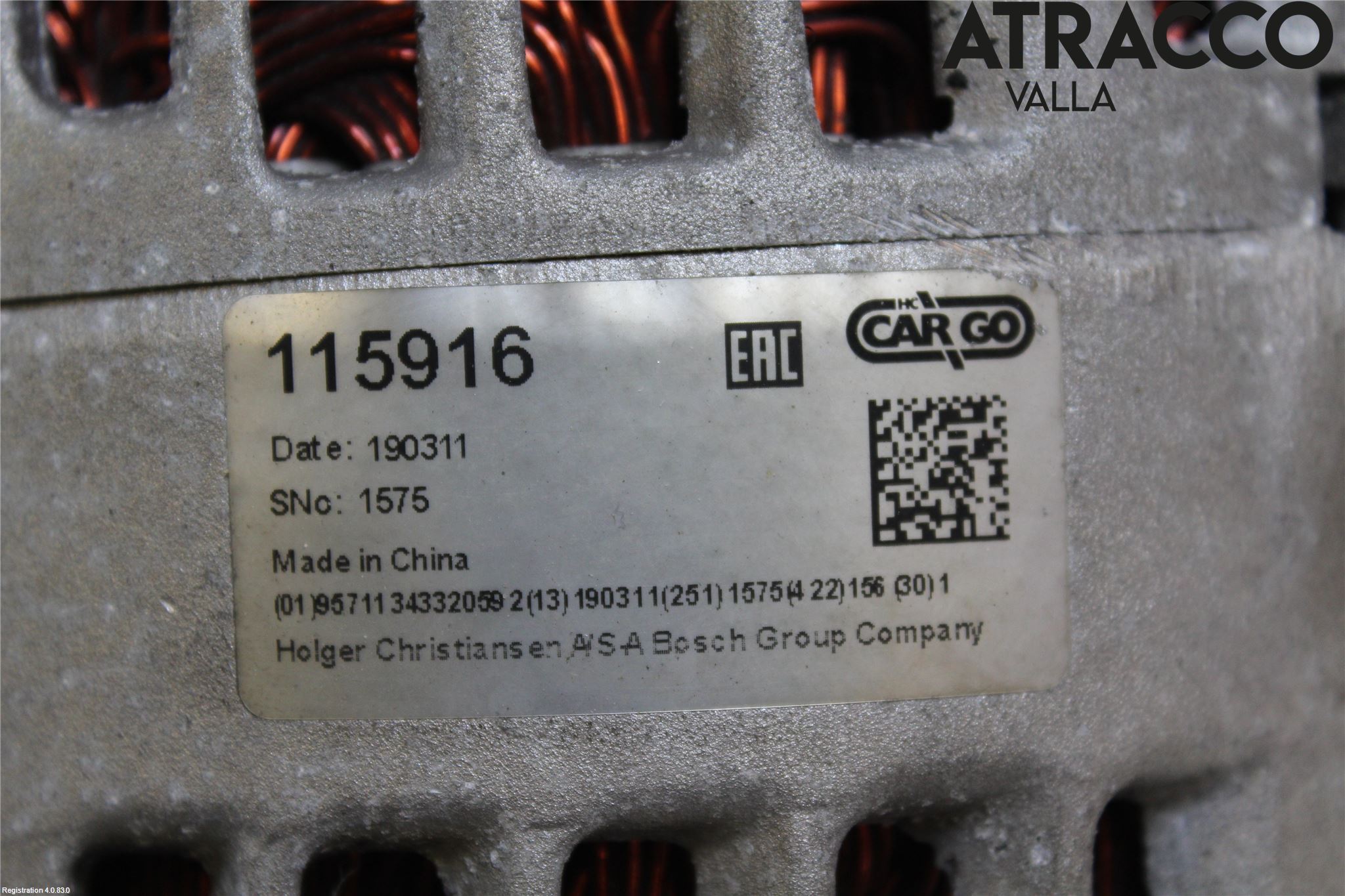 Volkswagen VW GOLF / E-GOLF VII 13-20 Dynamo