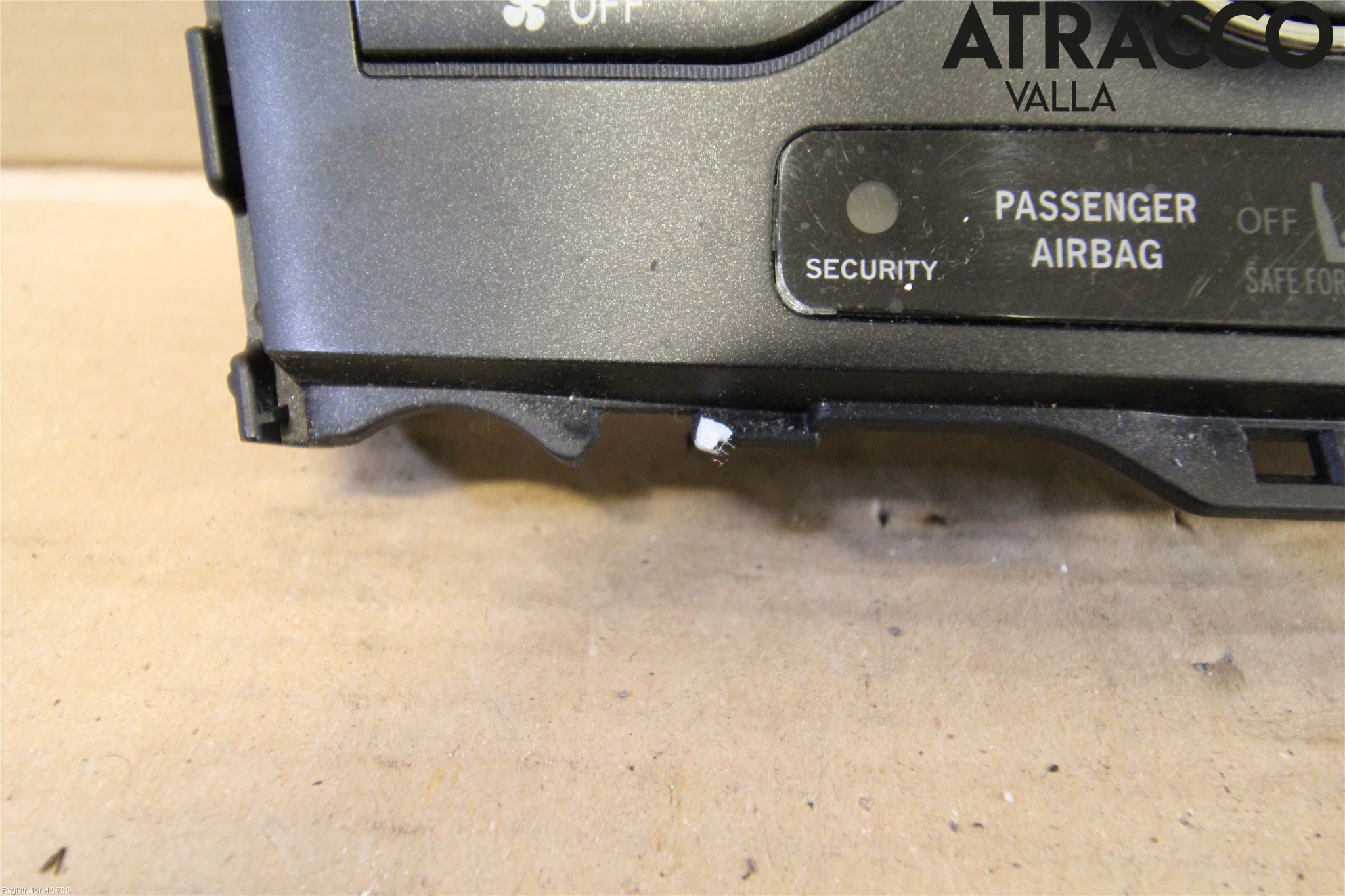 Toyota AURIS 10-12 Varme Ac Betjening-Display