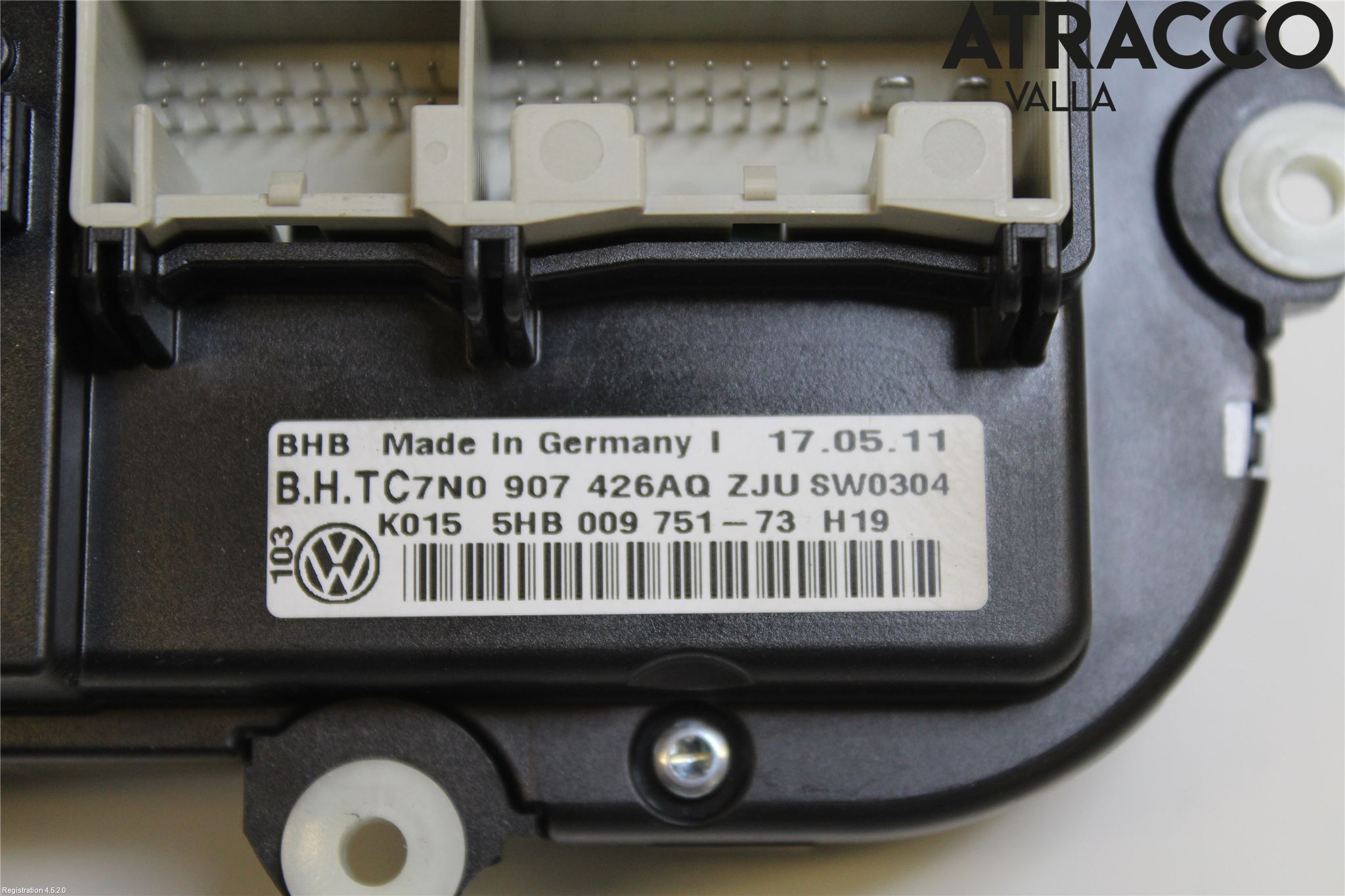 Volkswagen VW PASSAT 11-14 Varme Ac Betjening-Display