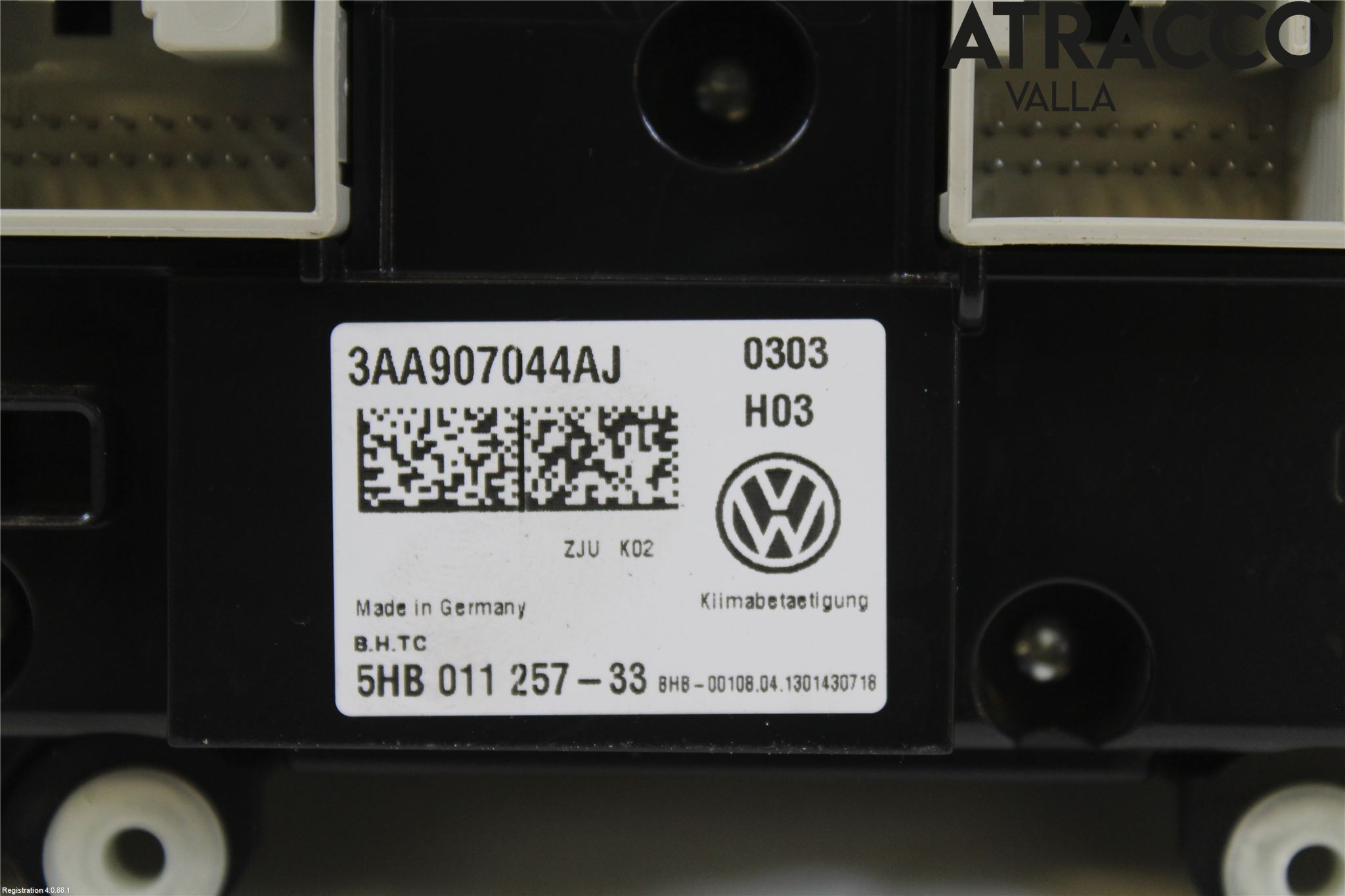 Volkswagen VW PASSAT CC 08-16 Varme Ac Betjening-Display