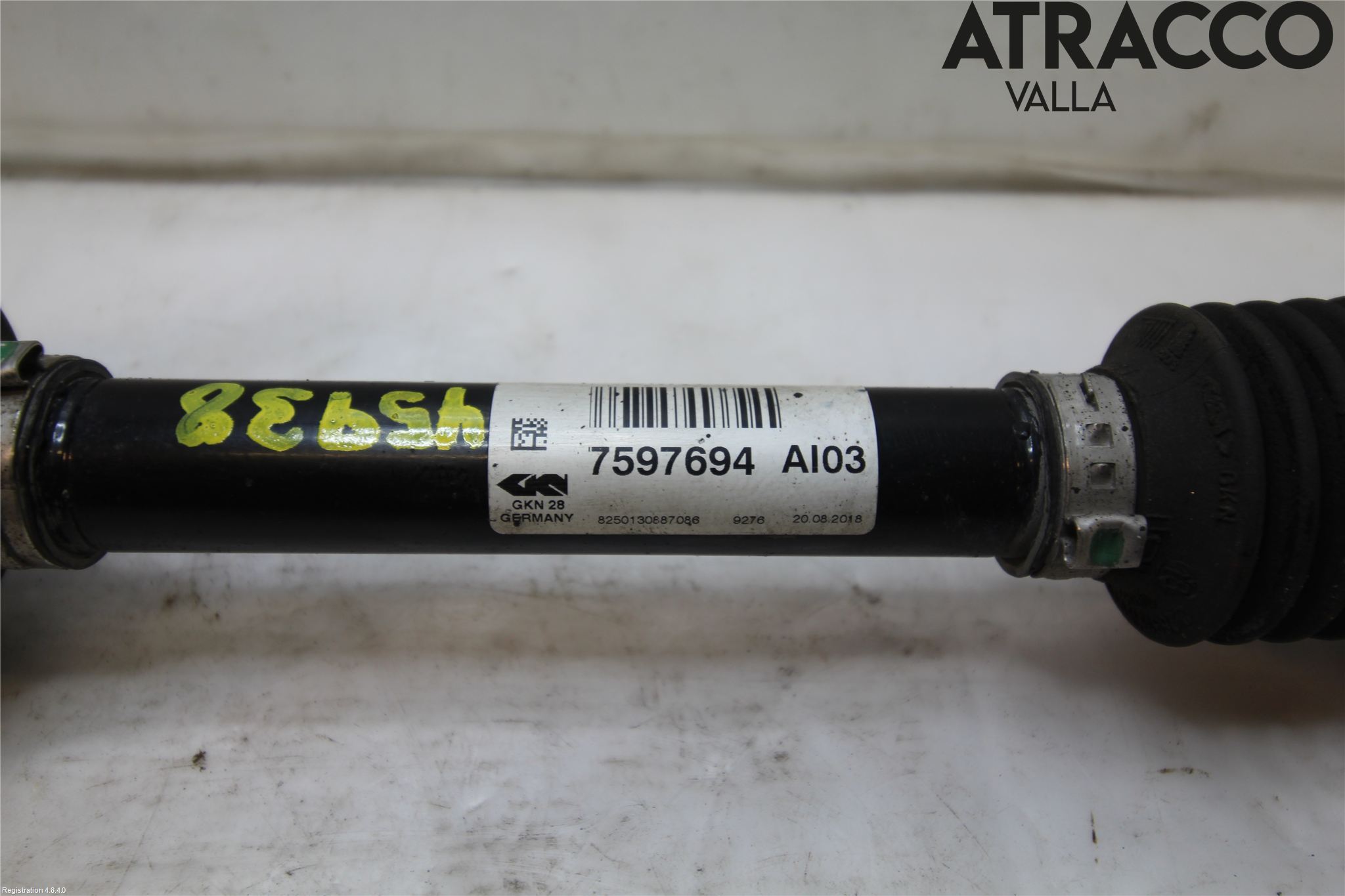 BMW 3 F30/F31/F80 12-19 Drivaksel Foran Kompl Høyre