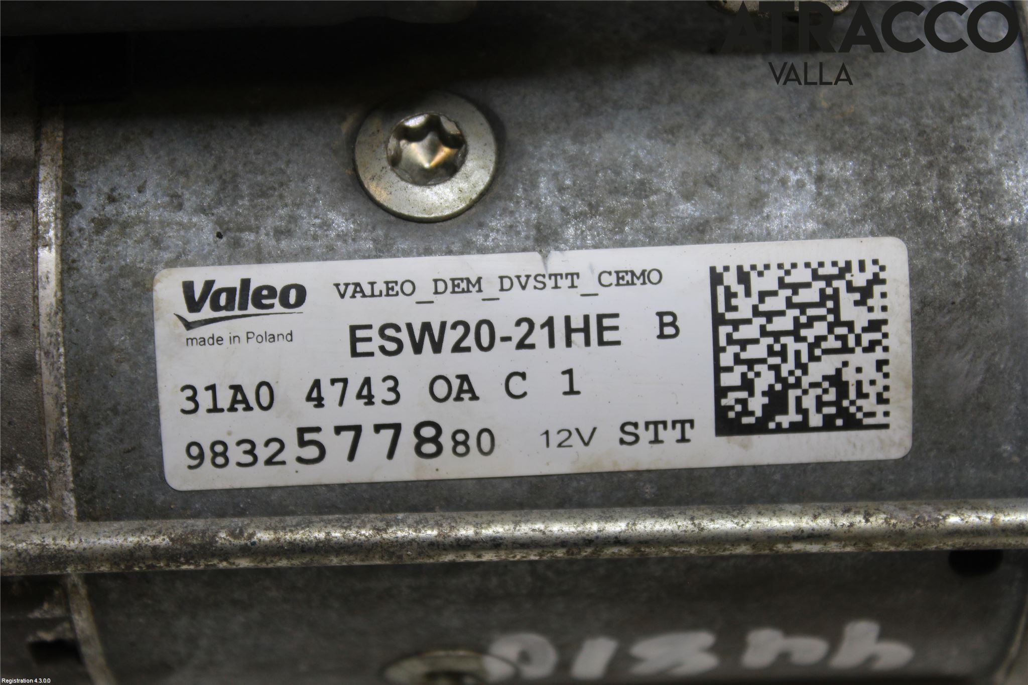 Peugeot 3008 17-24 Startmotor Diesel