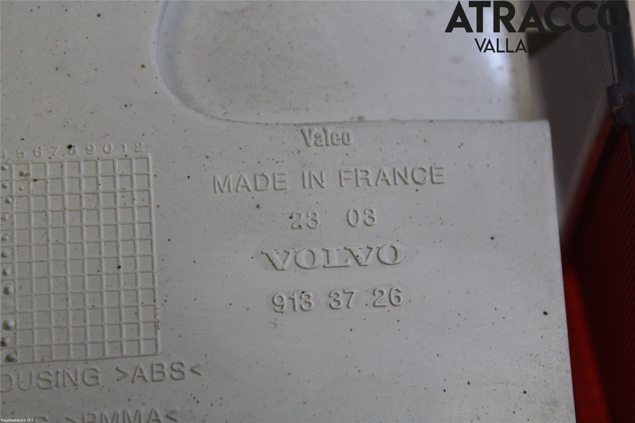 Volvo 850 91-97 Refleksplate - Skiltplate