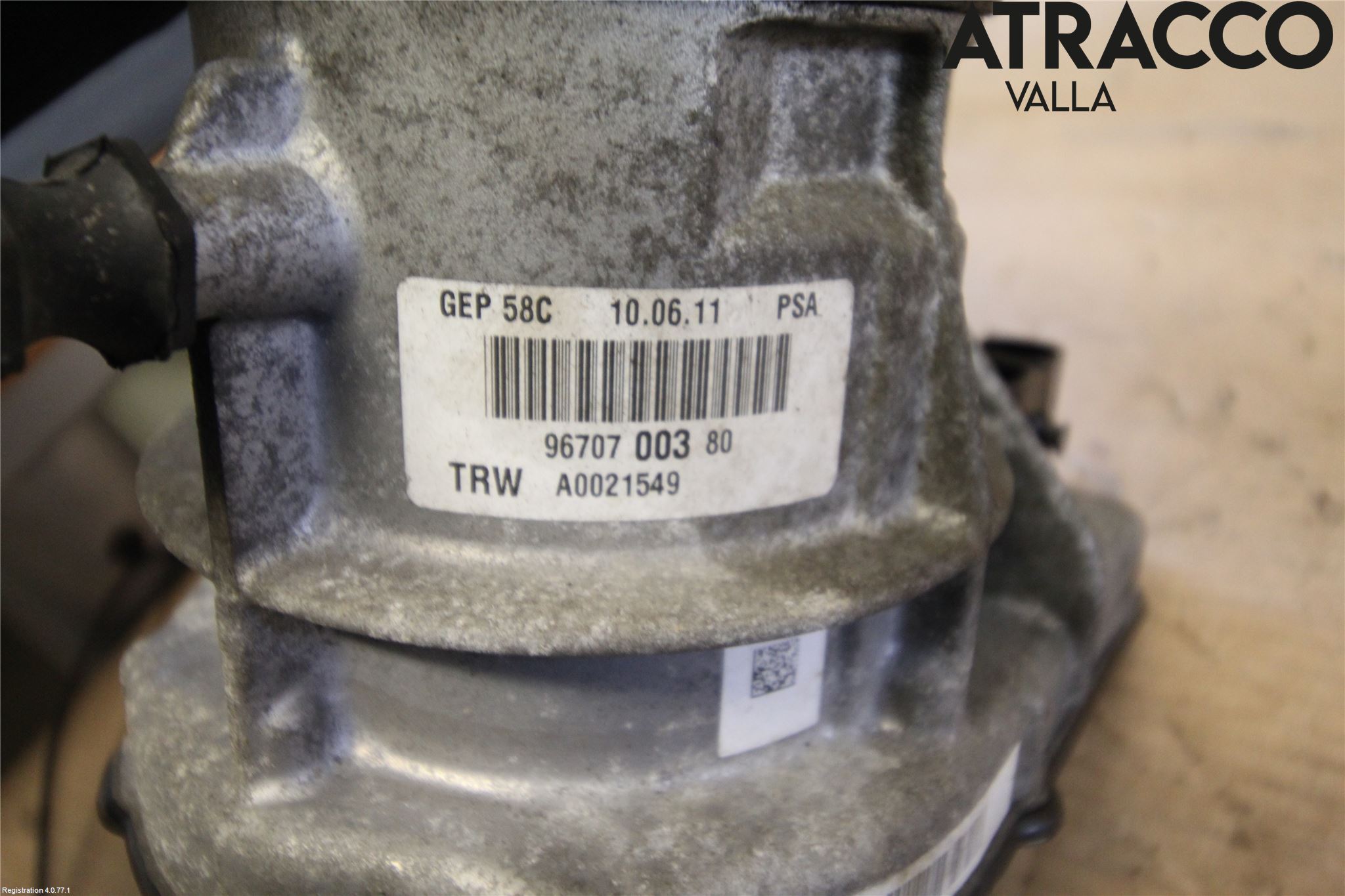 Peugeot 308 08-13 Servostyring Eletrisk Pumpe