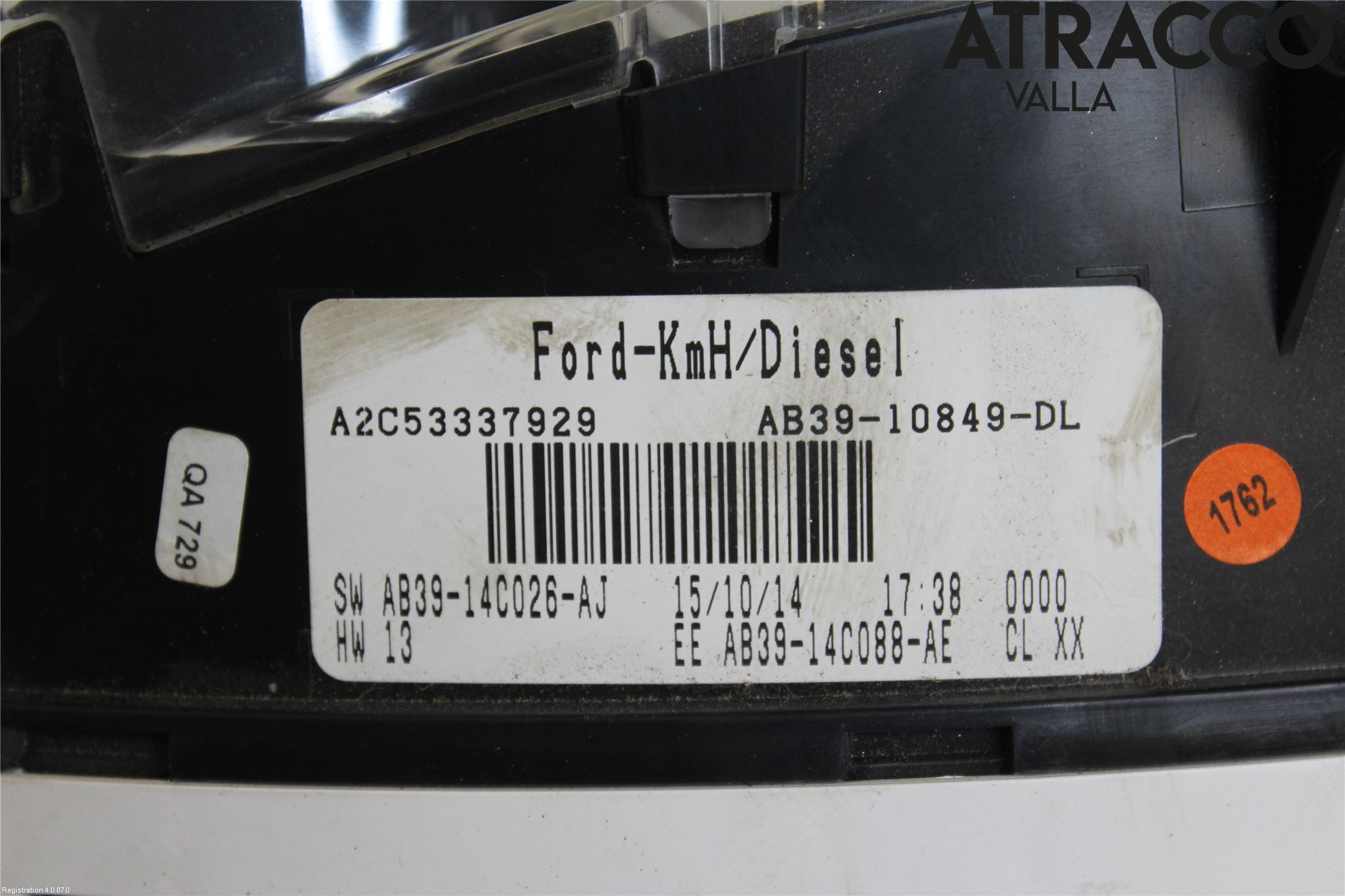 Ford RANGER EU 12-23 Instr Kombinert