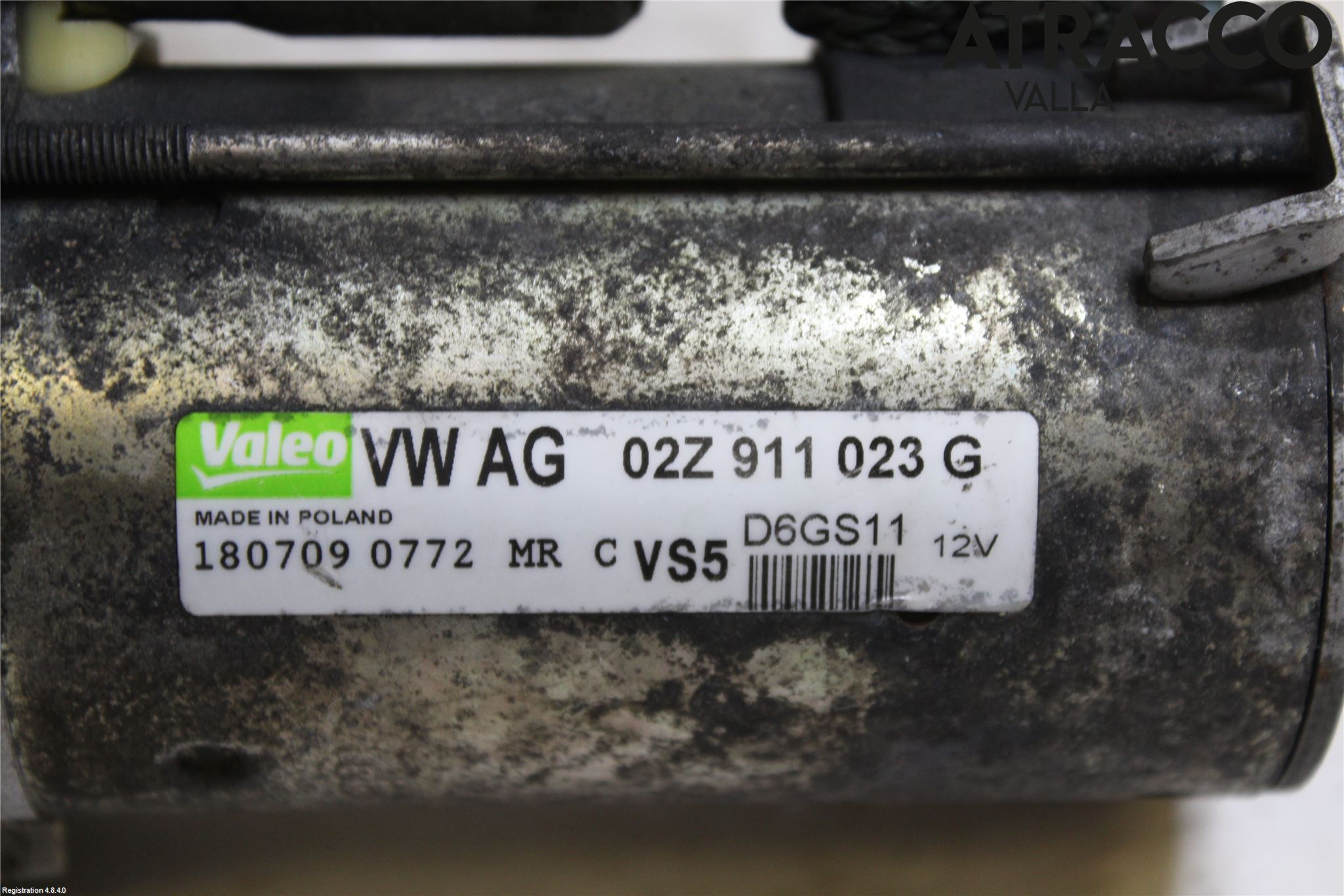 Volkswagen VW GOLF VI 09-13 Startmotor