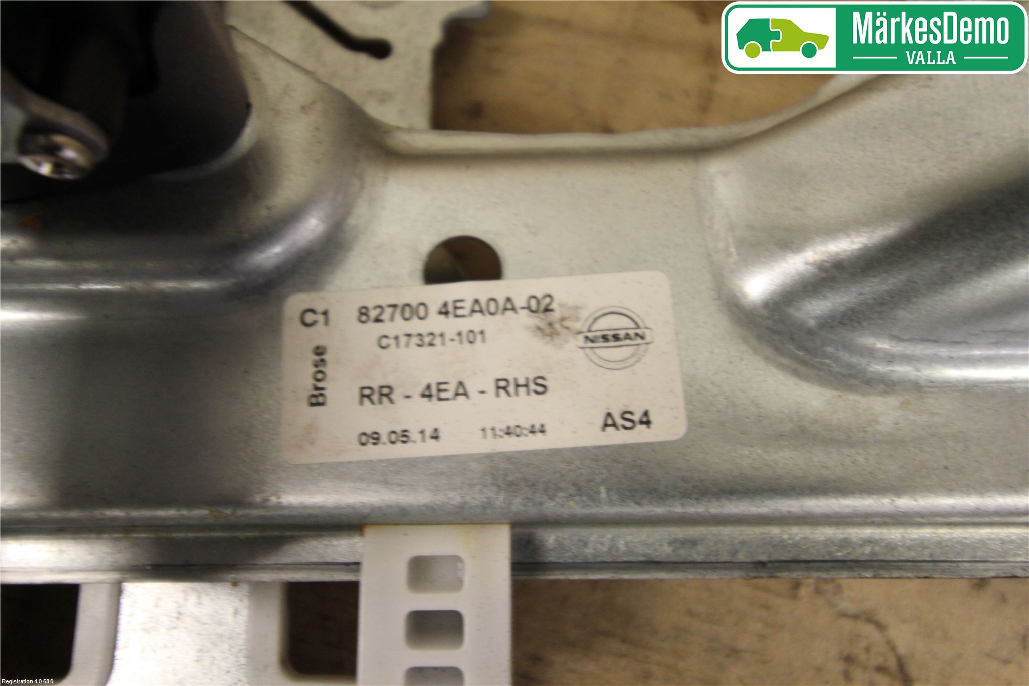 Nissan QASHQAI 14-17 Vindusheis El Komp
