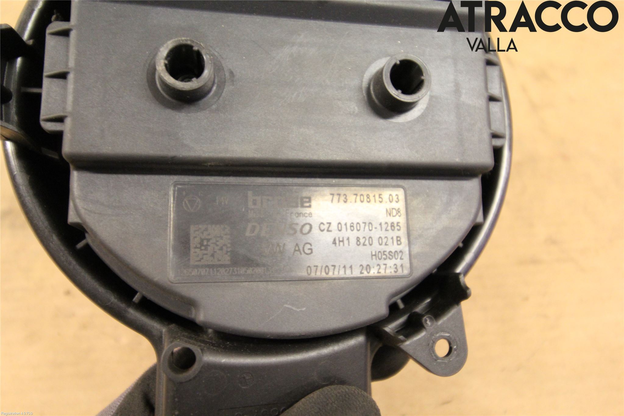 Audi A6/S6 4G 11-18 Varme Ac Varmeapparatvifte