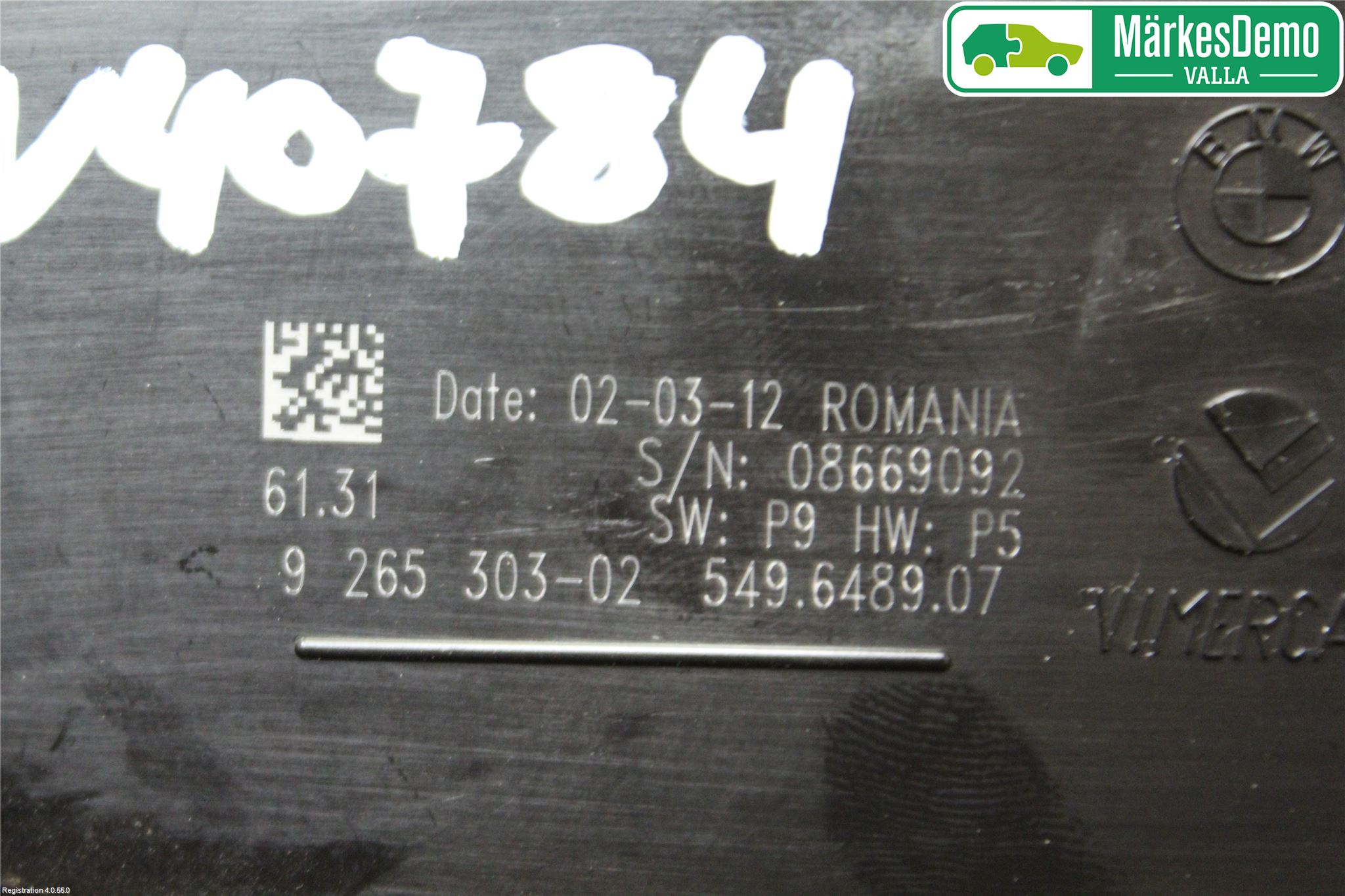 BMW 3 F30/F31/F80 12-19 Bryter Hovedlys