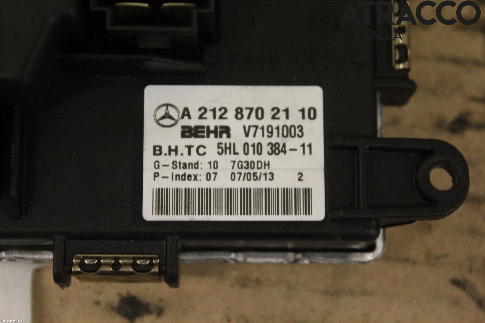 Mercedes-Benz MB C-KLASS (W204) 07-15 Varmeapparat Viftemotstand