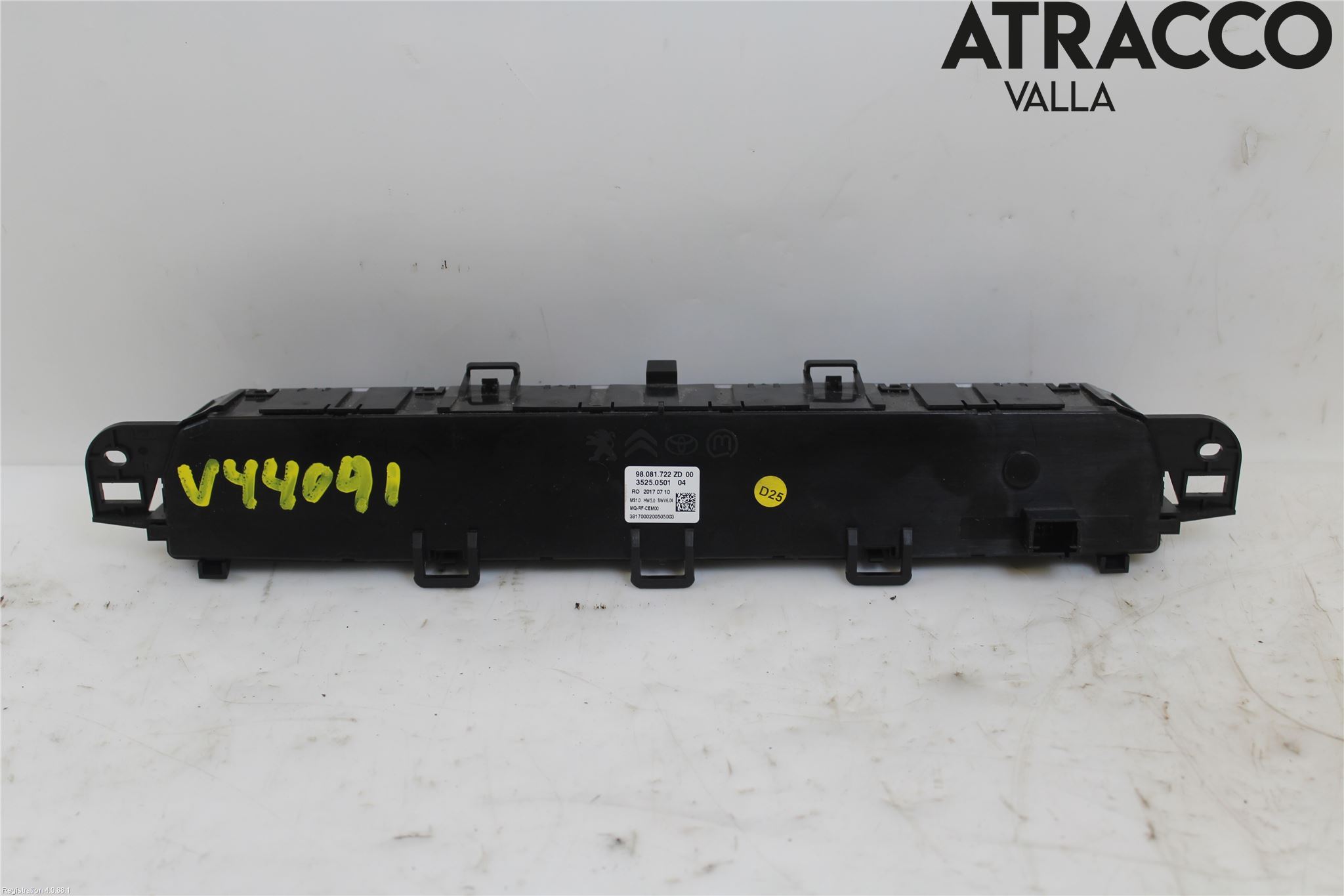 Toyota PROACE II 16- Varme Ac Betjening-Display