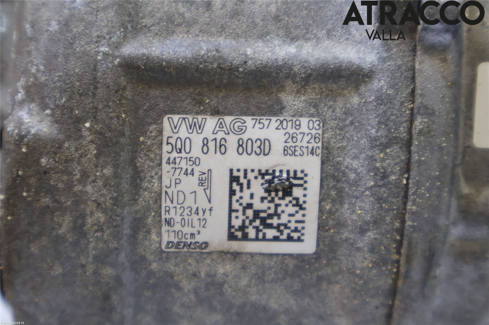 Audi A3/S3 8V 13-20 Varme Ac Kompressor