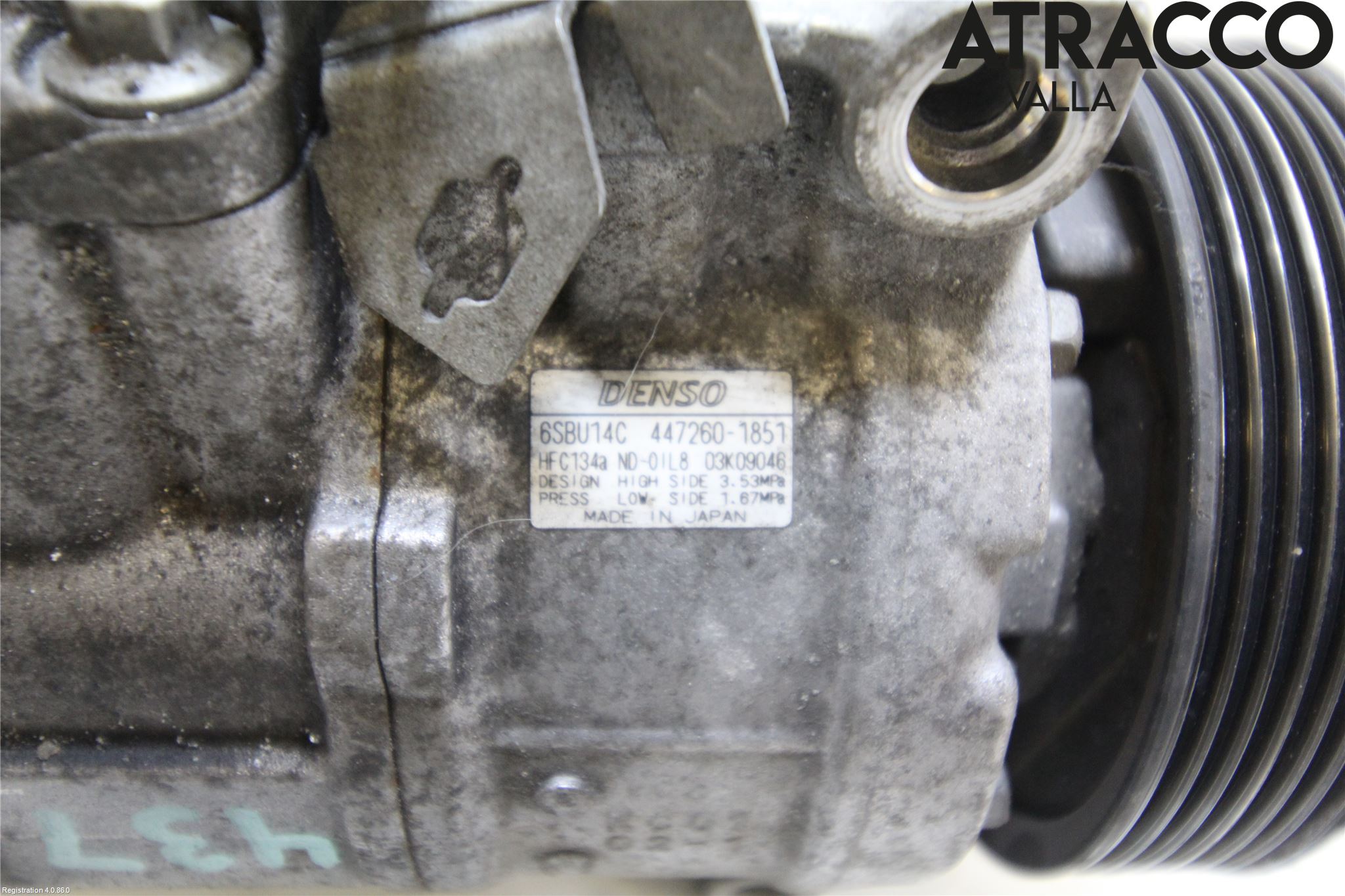 BMW 3 E90/91 SED/TOU 05-12 Varme Ac Kompressor