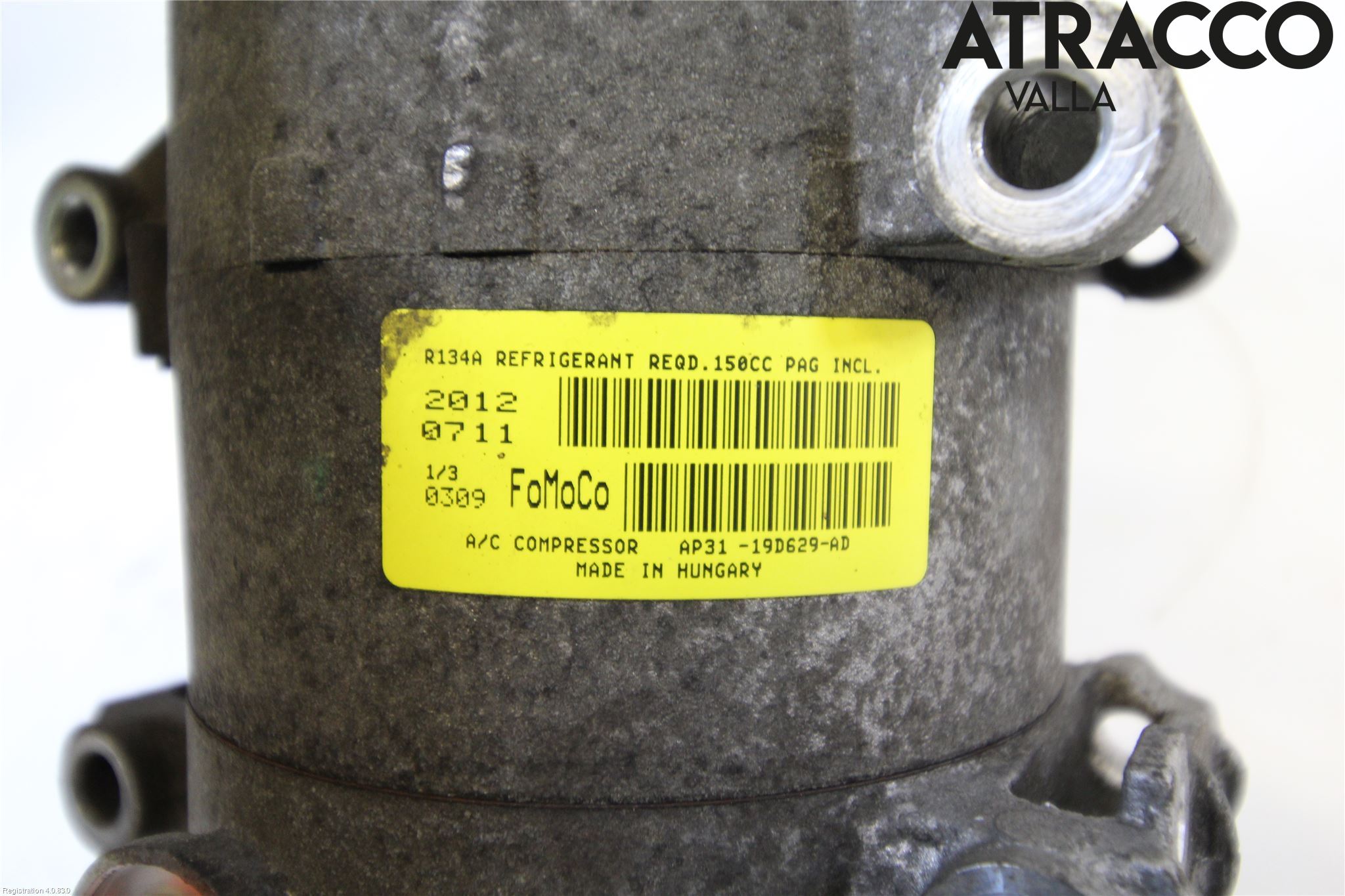 Ford FIESTA 09-12 Varme Ac Kompressor