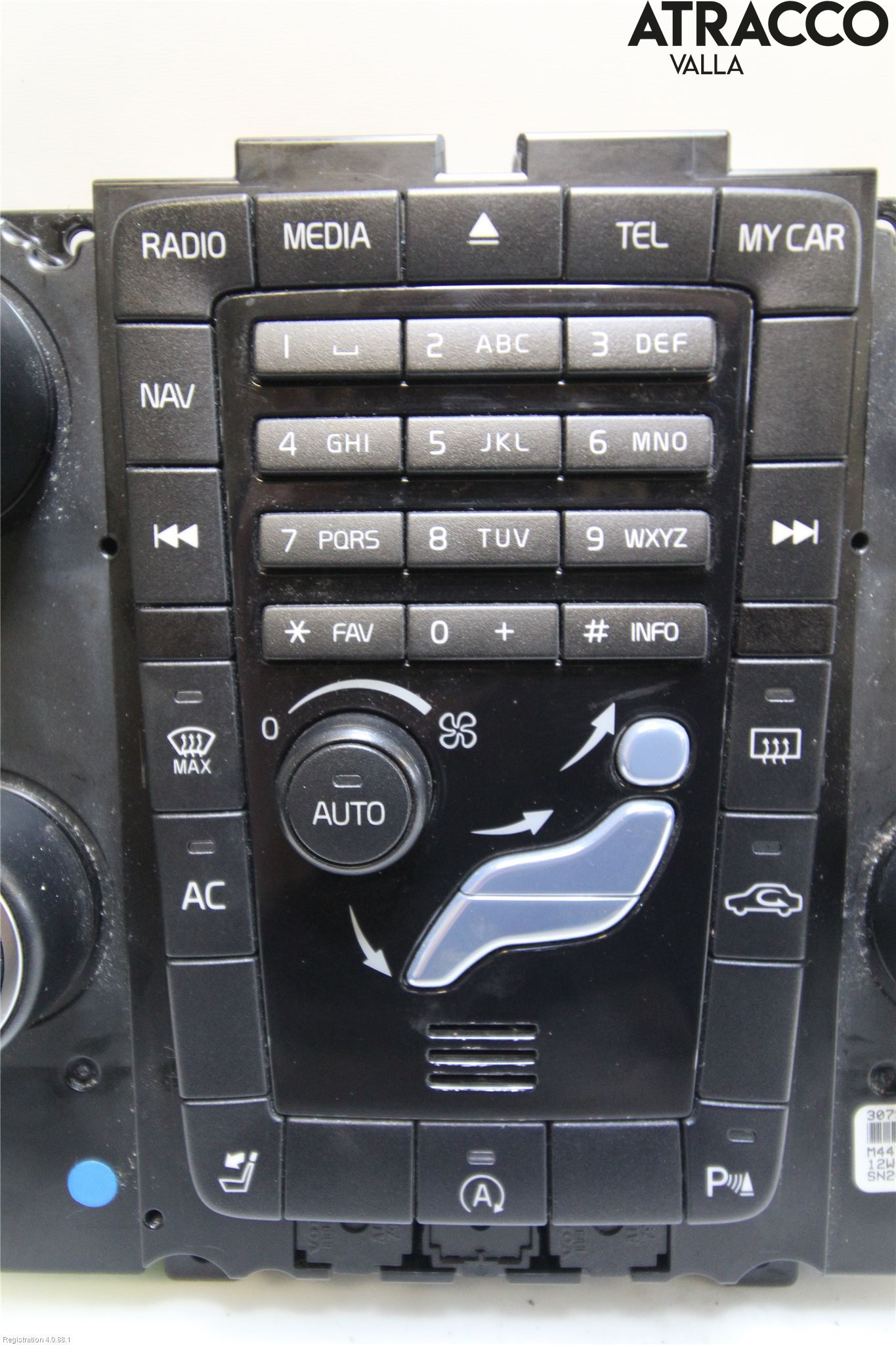 Volvo V70 08-13 Varme Ac Betjening-Display