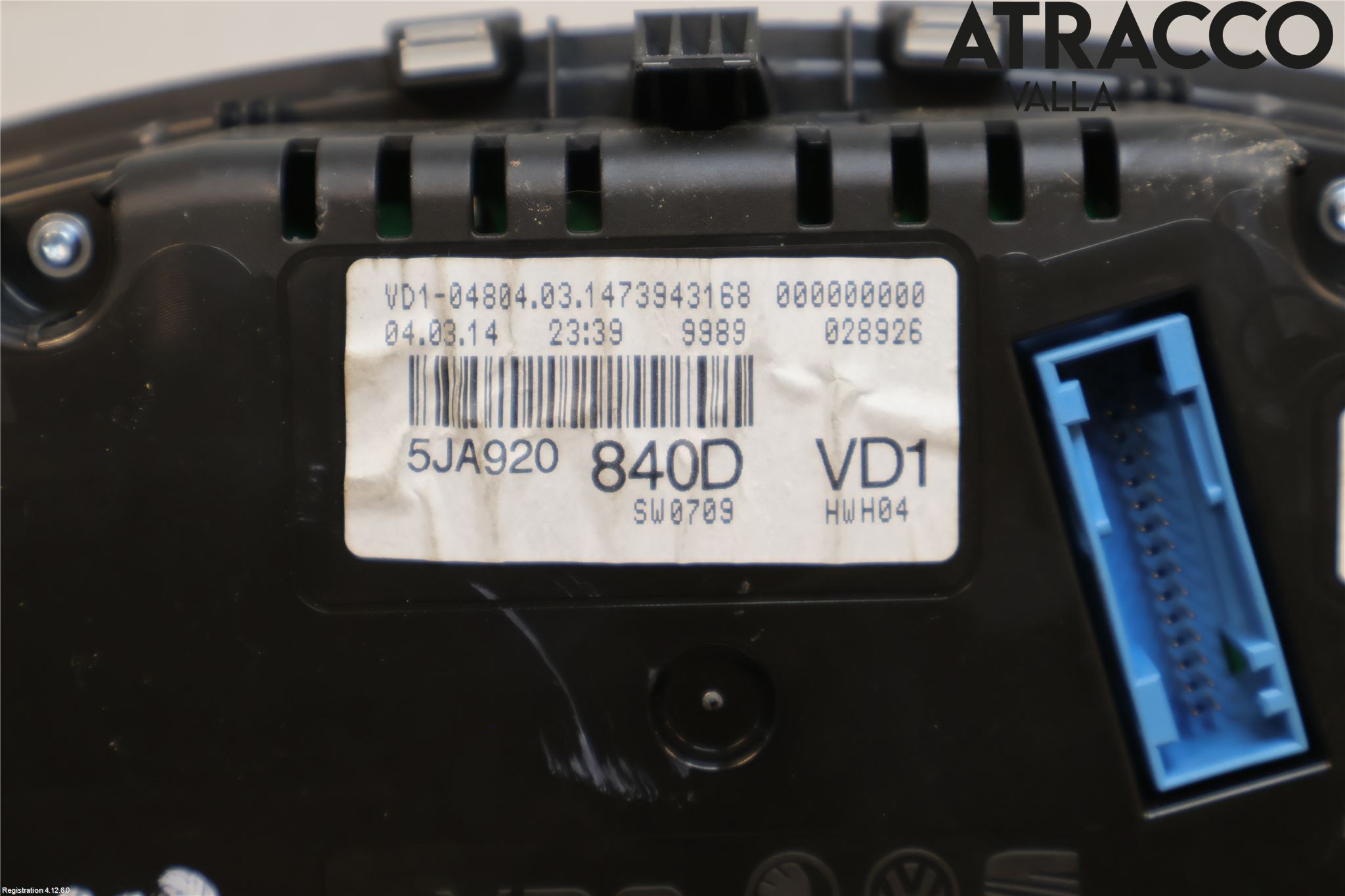 Skoda RAPID Instr Kombinert