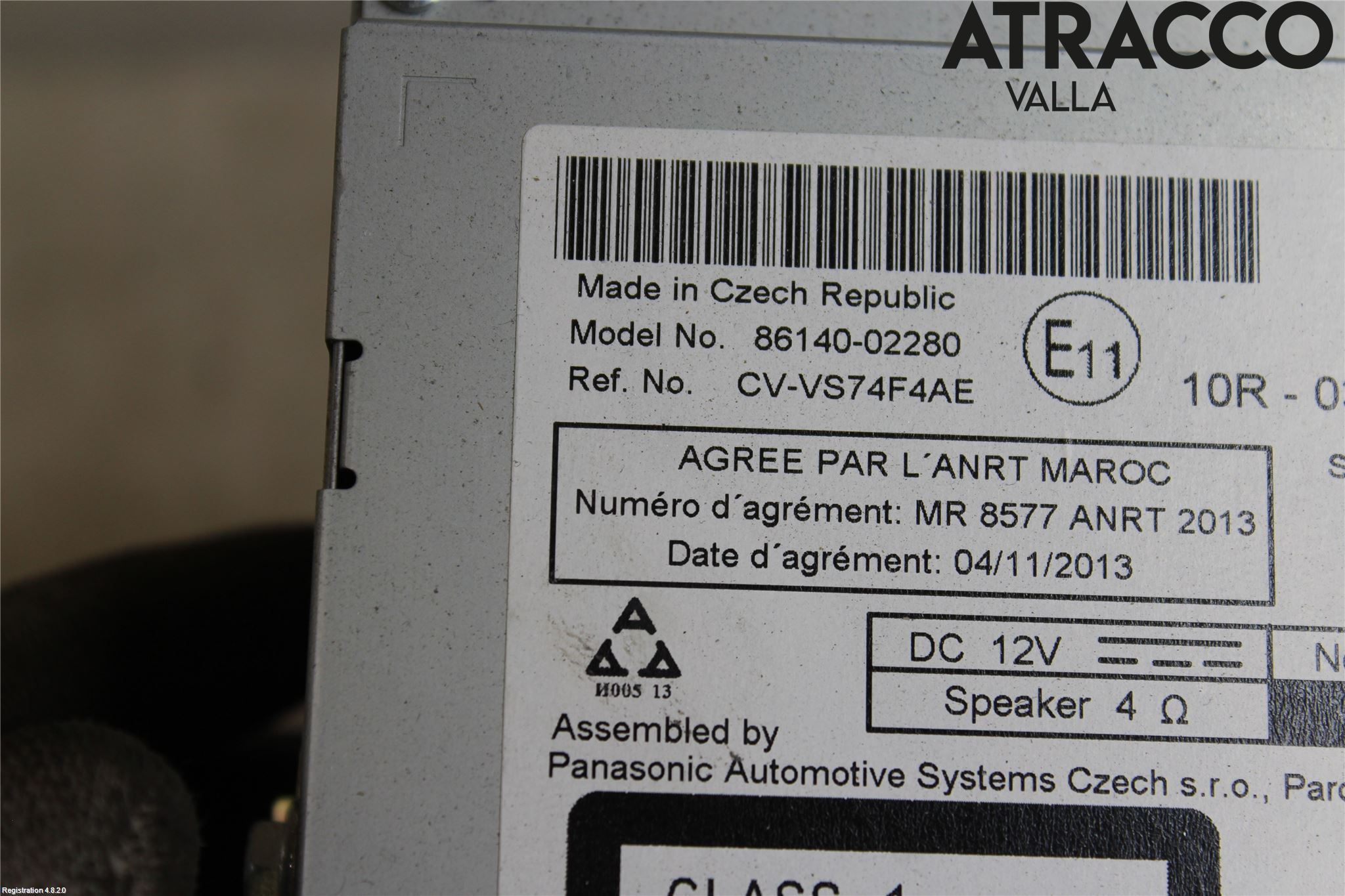 Toyota AURIS 13-19 Stereo Radio Med Cd