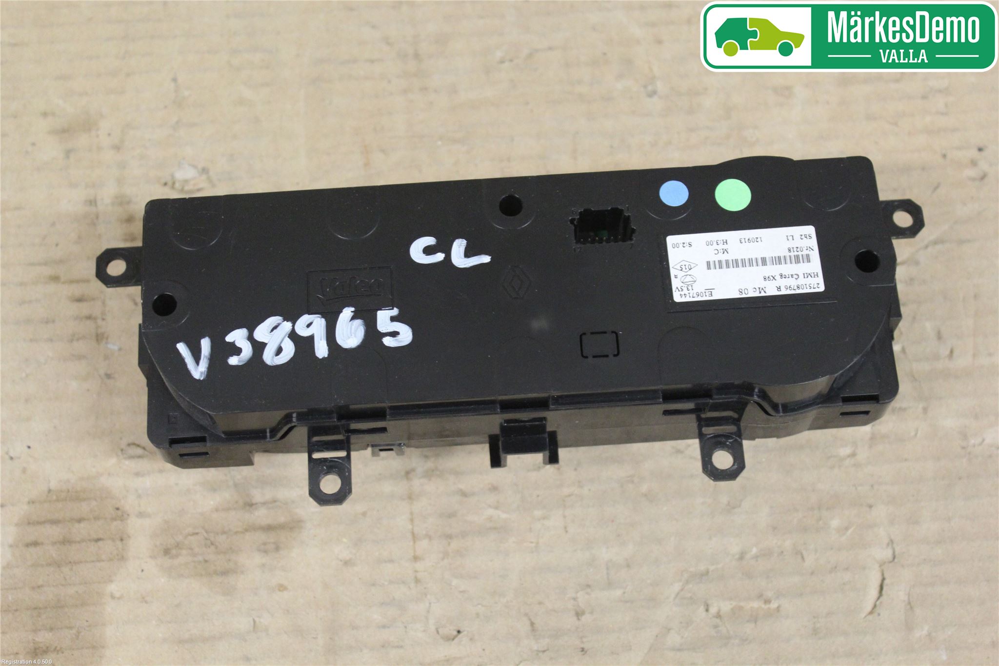 Renault CLIO IV 12-16 Varmeapparat Panel(Regulering)