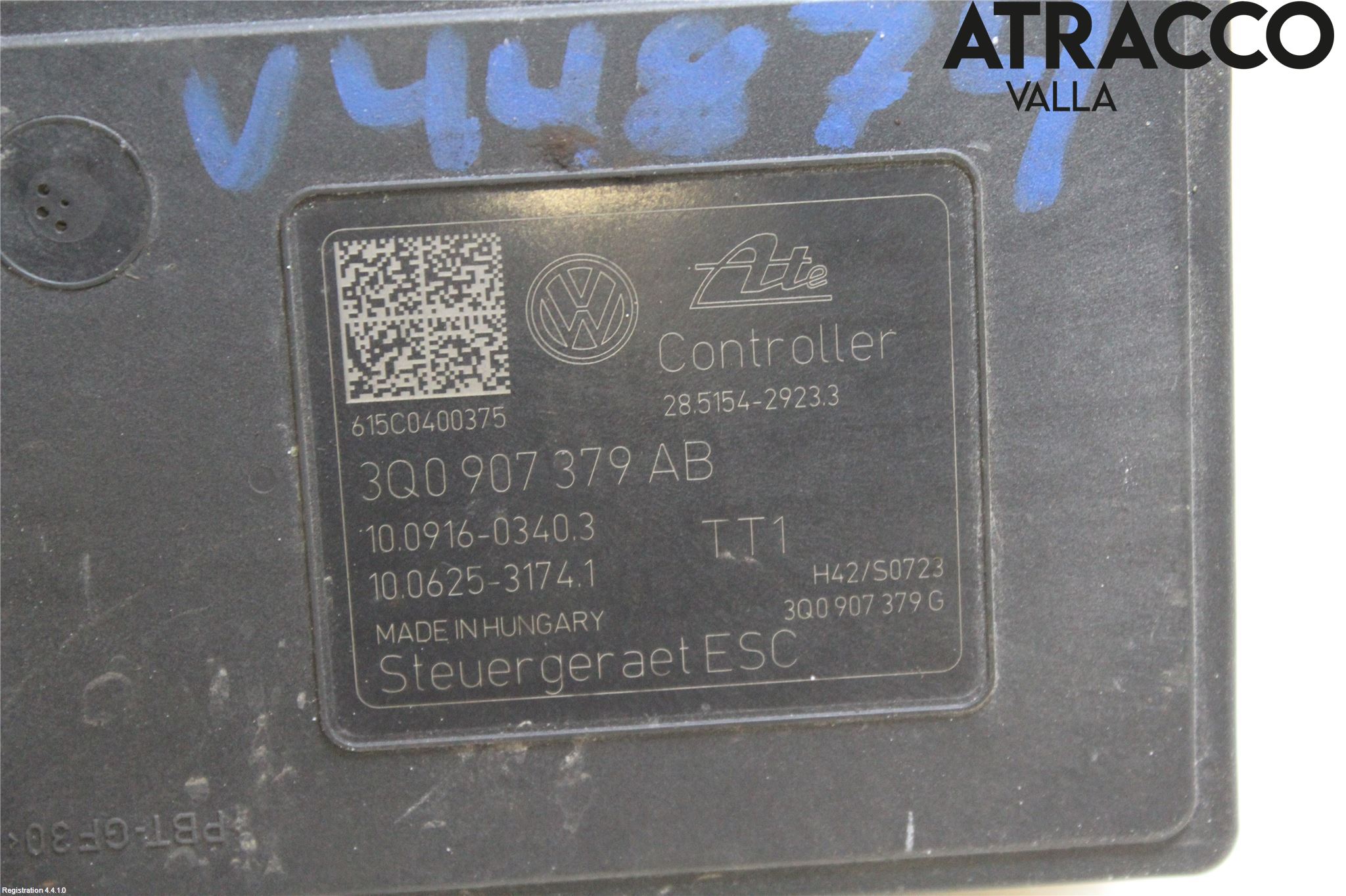 Volkswagen VW PASSAT 15-19 Abs Hydraulikkaggregat