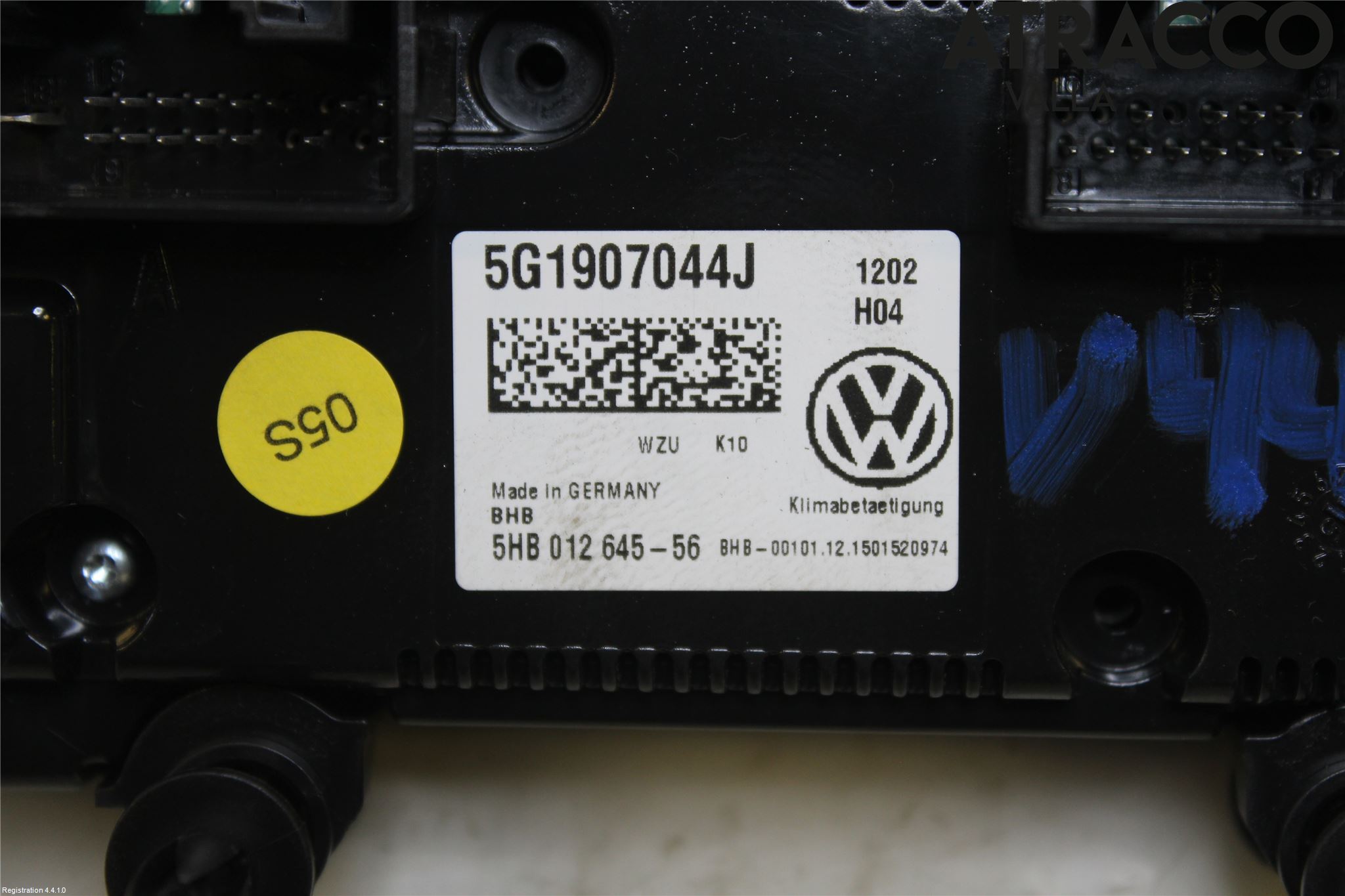 Volkswagen VW PASSAT 15-19 Varme Ac Betjening-Display