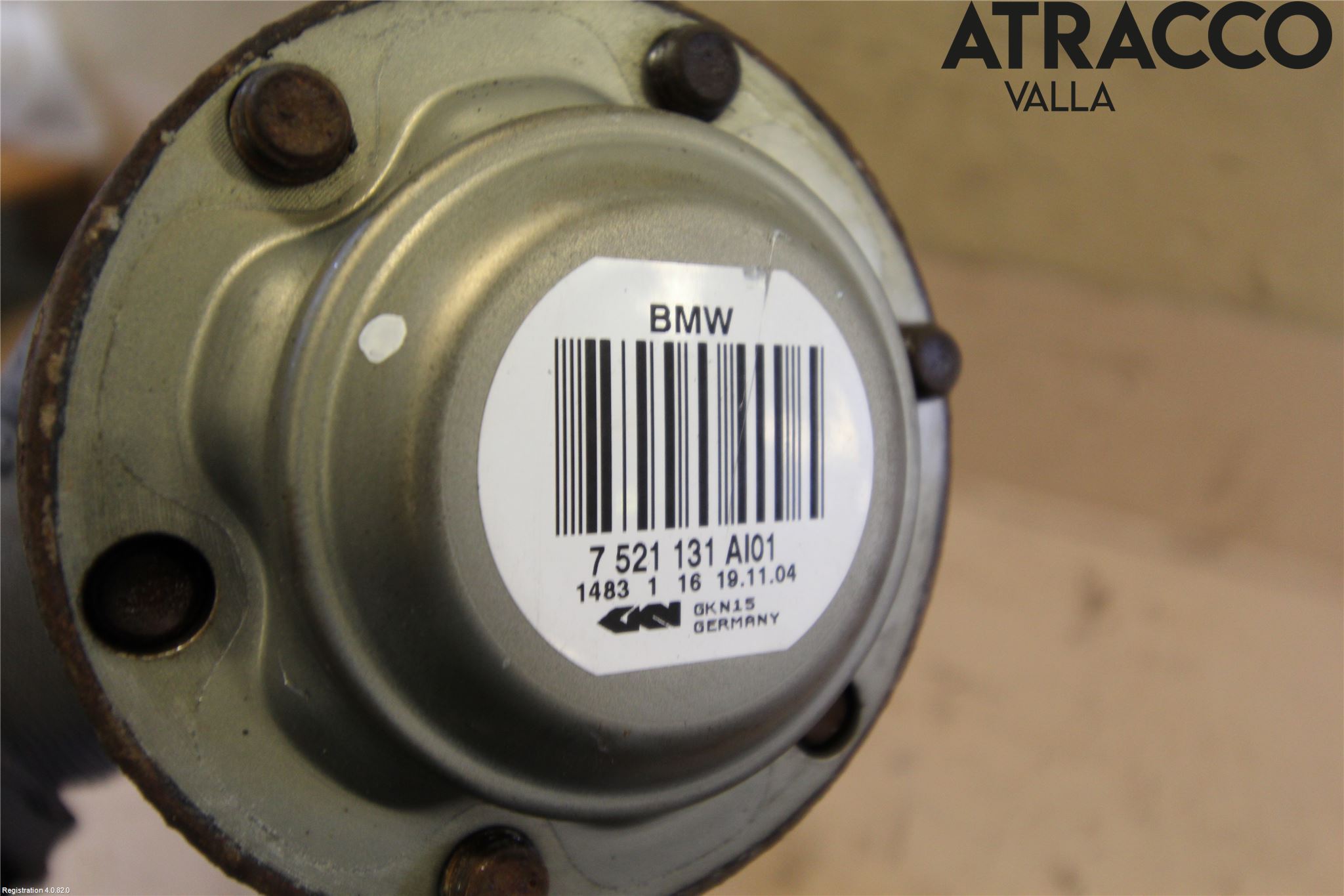 BMW 5 E60/61 Sed/Tou 02-10 Drivaksel Bak Kompl Venstre