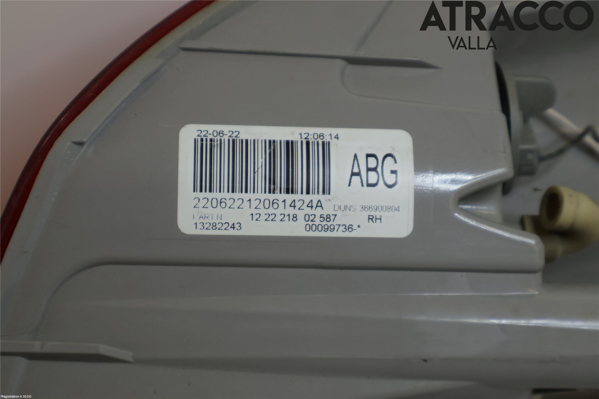 Opel ASTRA J 10-15 Baklykt Høyre
