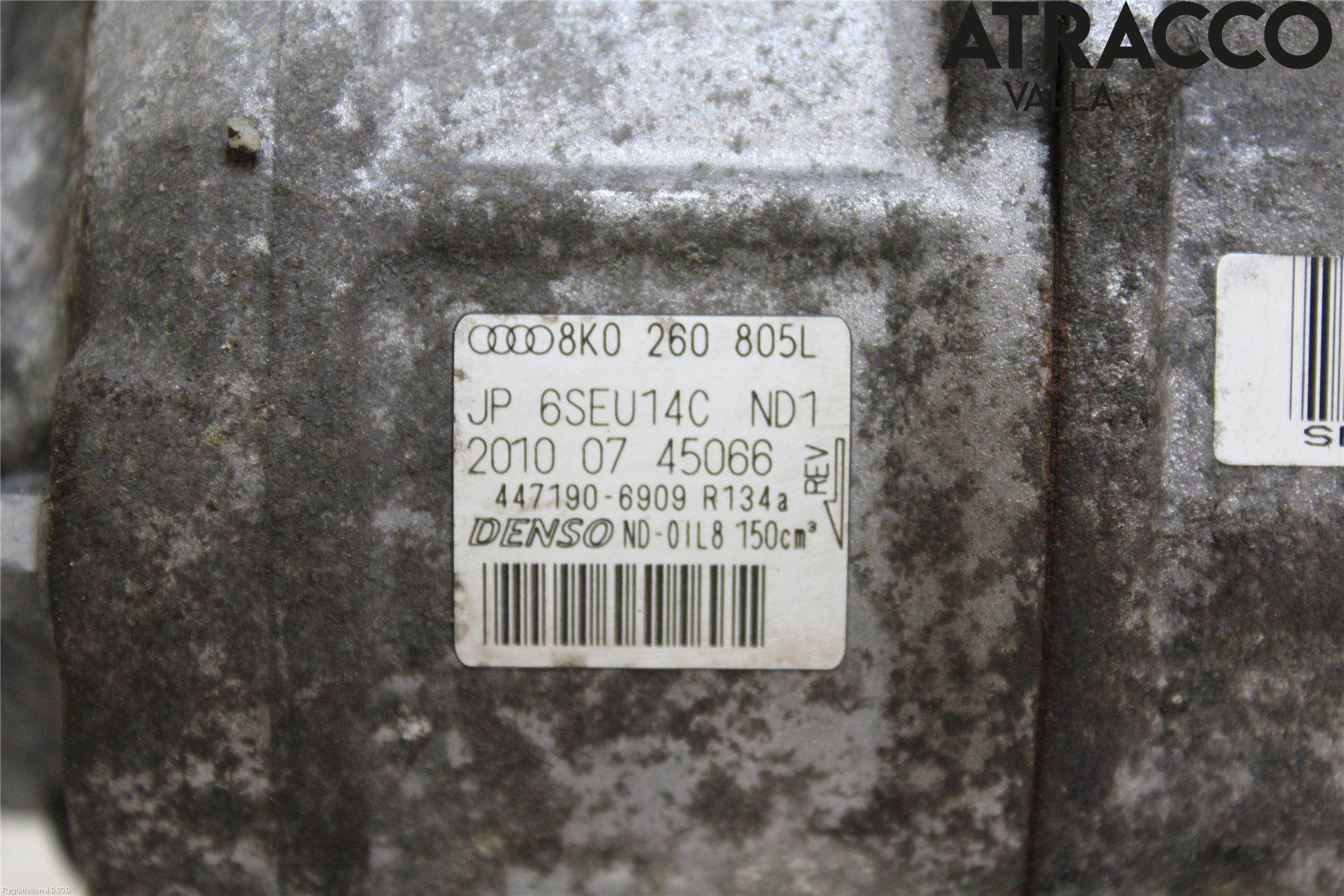 Audi A4/S4 08-11 Varme Ac Kompressor