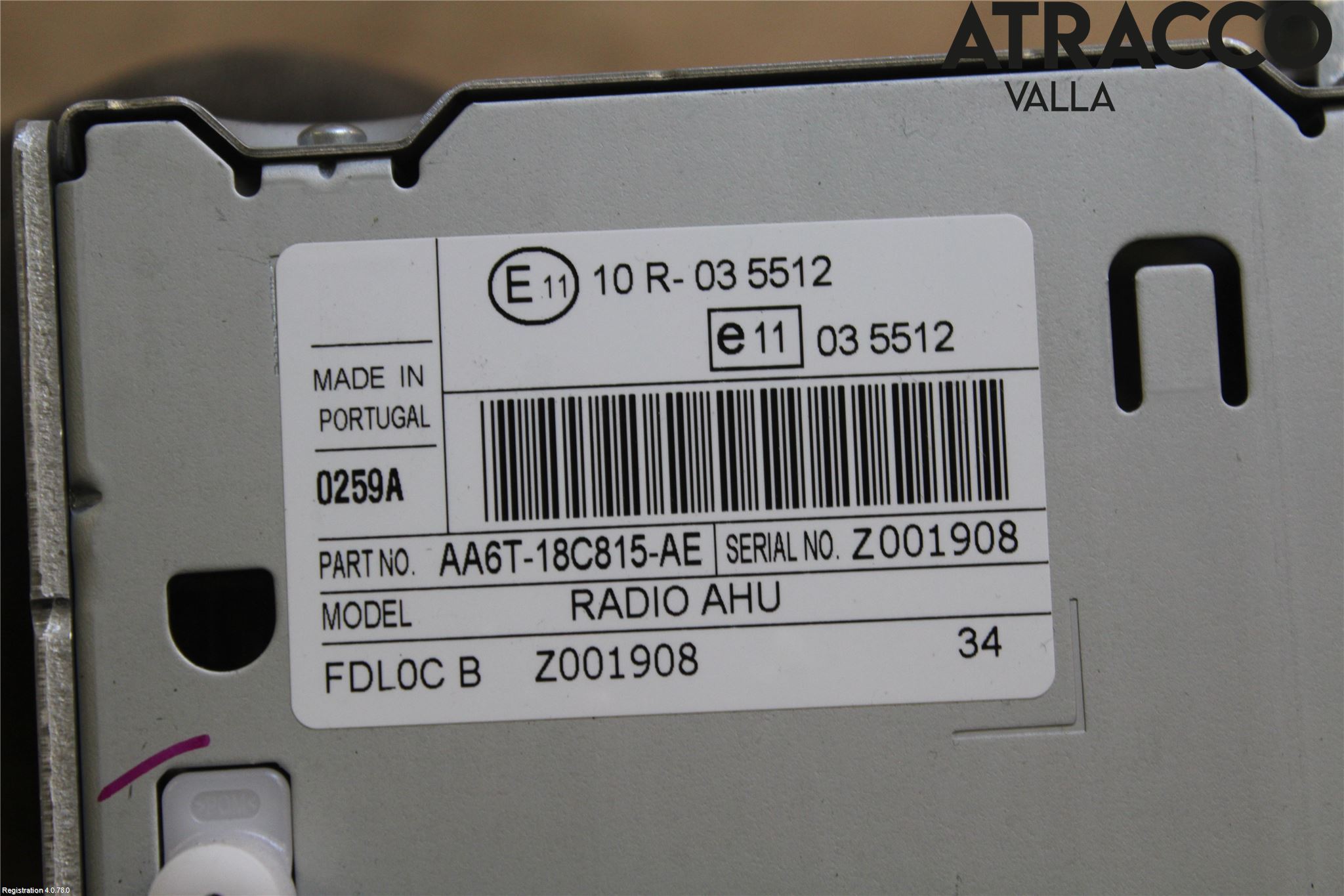 Ford FIESTA 09-12 Stereo Radio