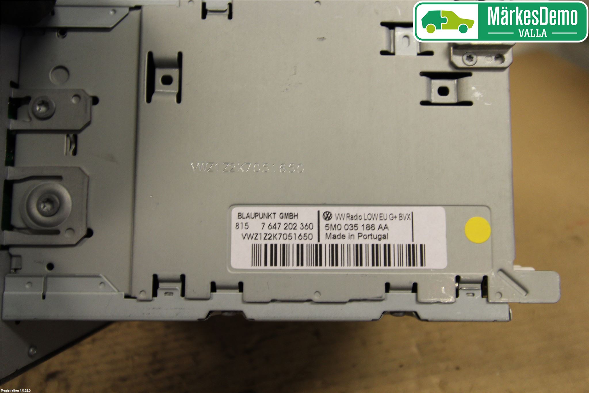 Volkswagen VW POLO 10-17 Stereo Radio Med Cd