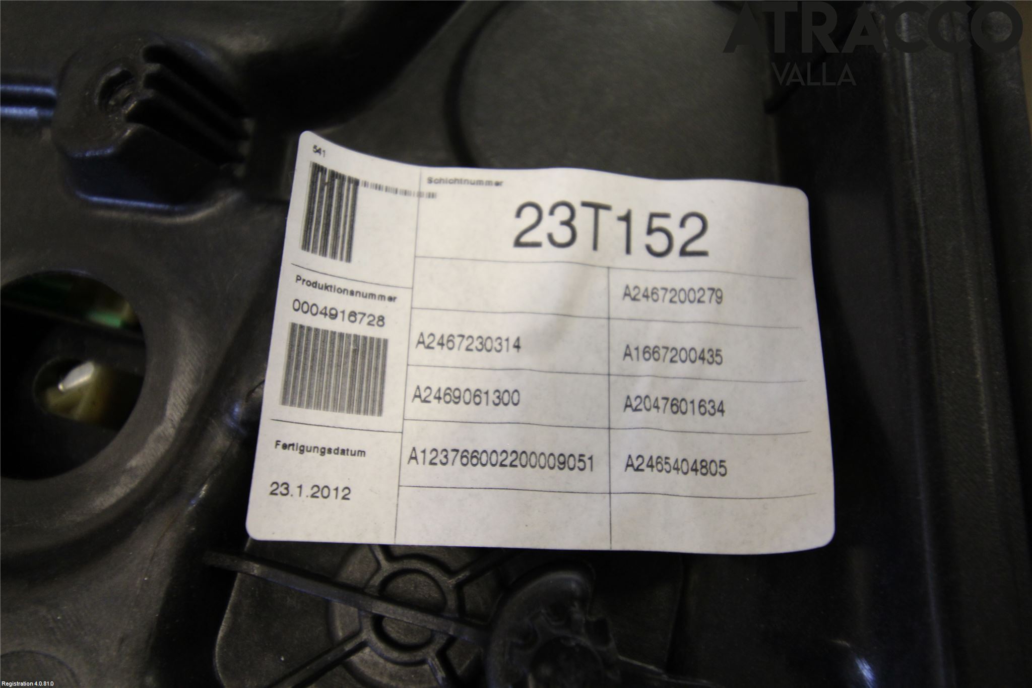 Mercedes-Benz MB B-KLASS (W246/W242) 12-19 Vindusheis El Komp