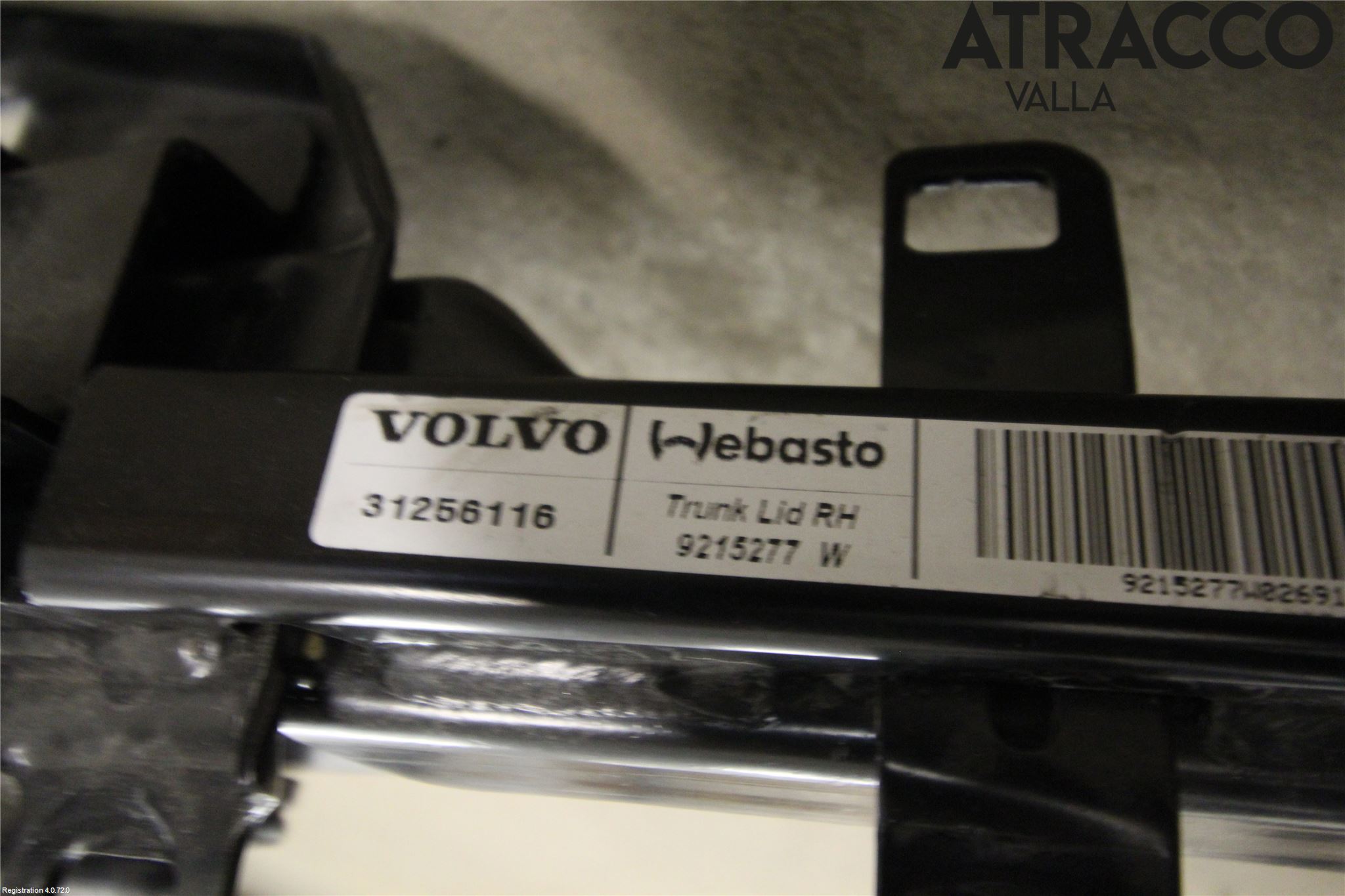 Volvo C70 06-10 Bakluke Hengsel Høyre