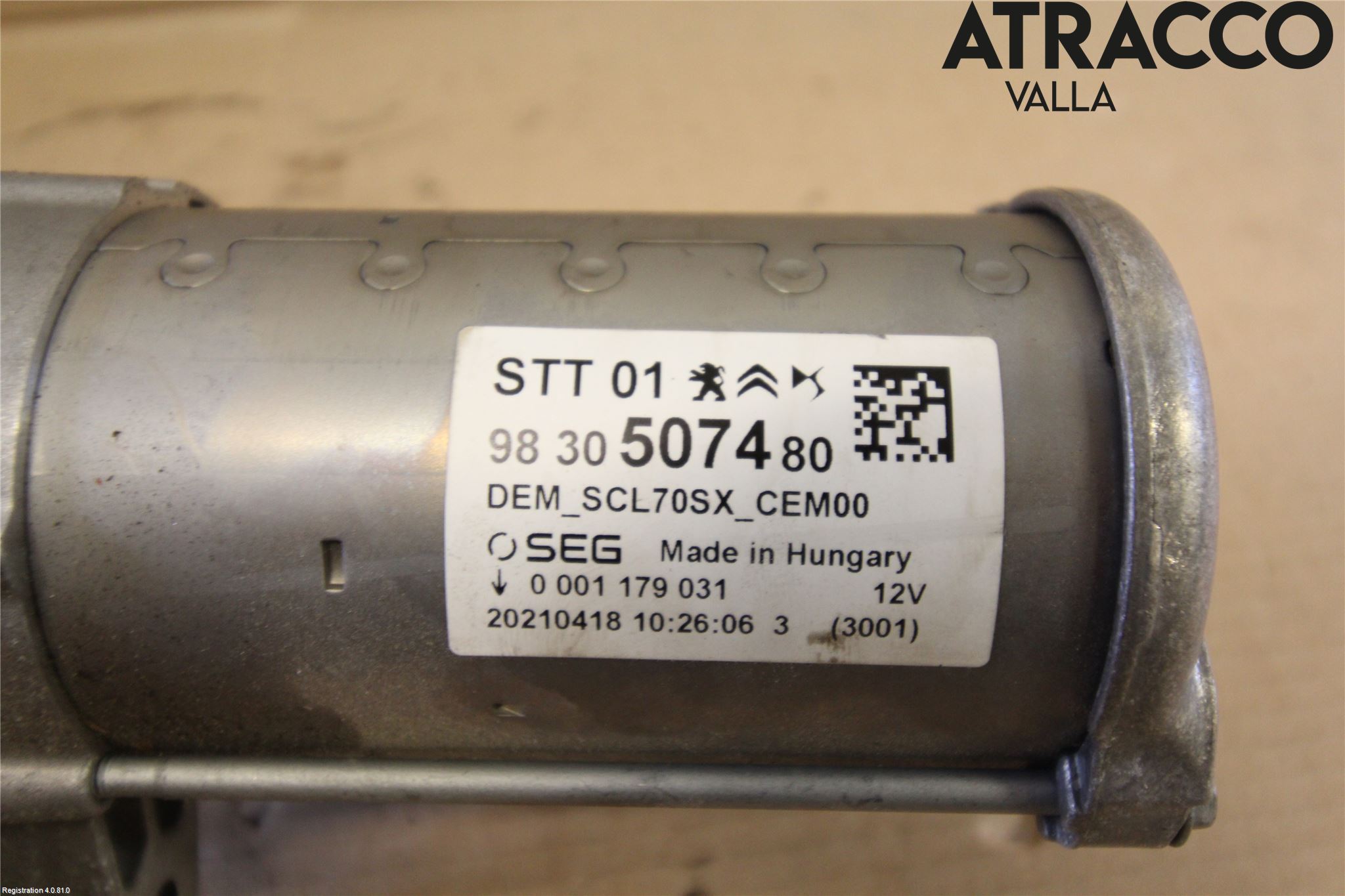 Citroen COTROEN C3 17-24 Startmotor