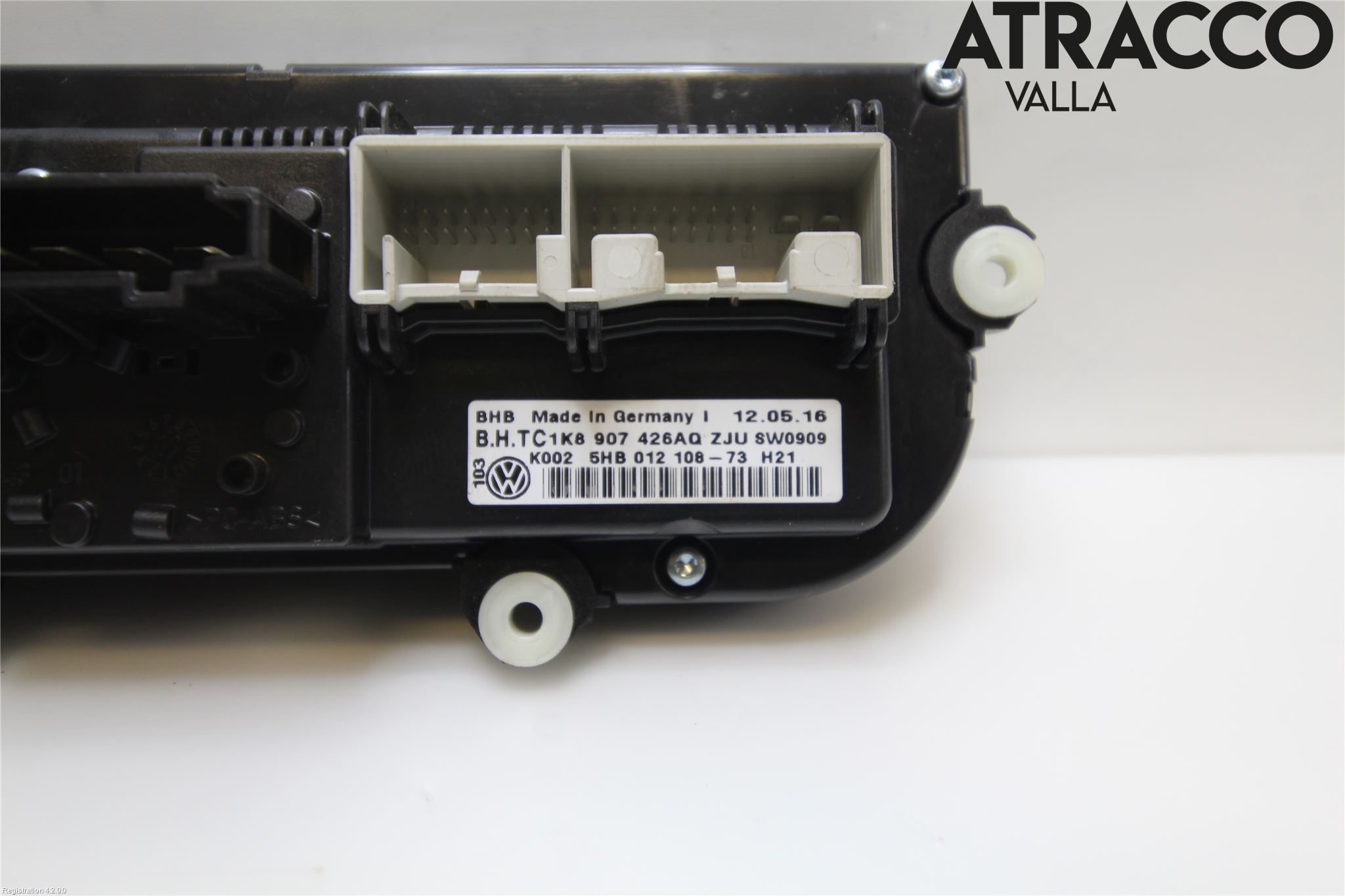 Volkswagen VW CADDY 16-20 Varme Ac Betjening-Display