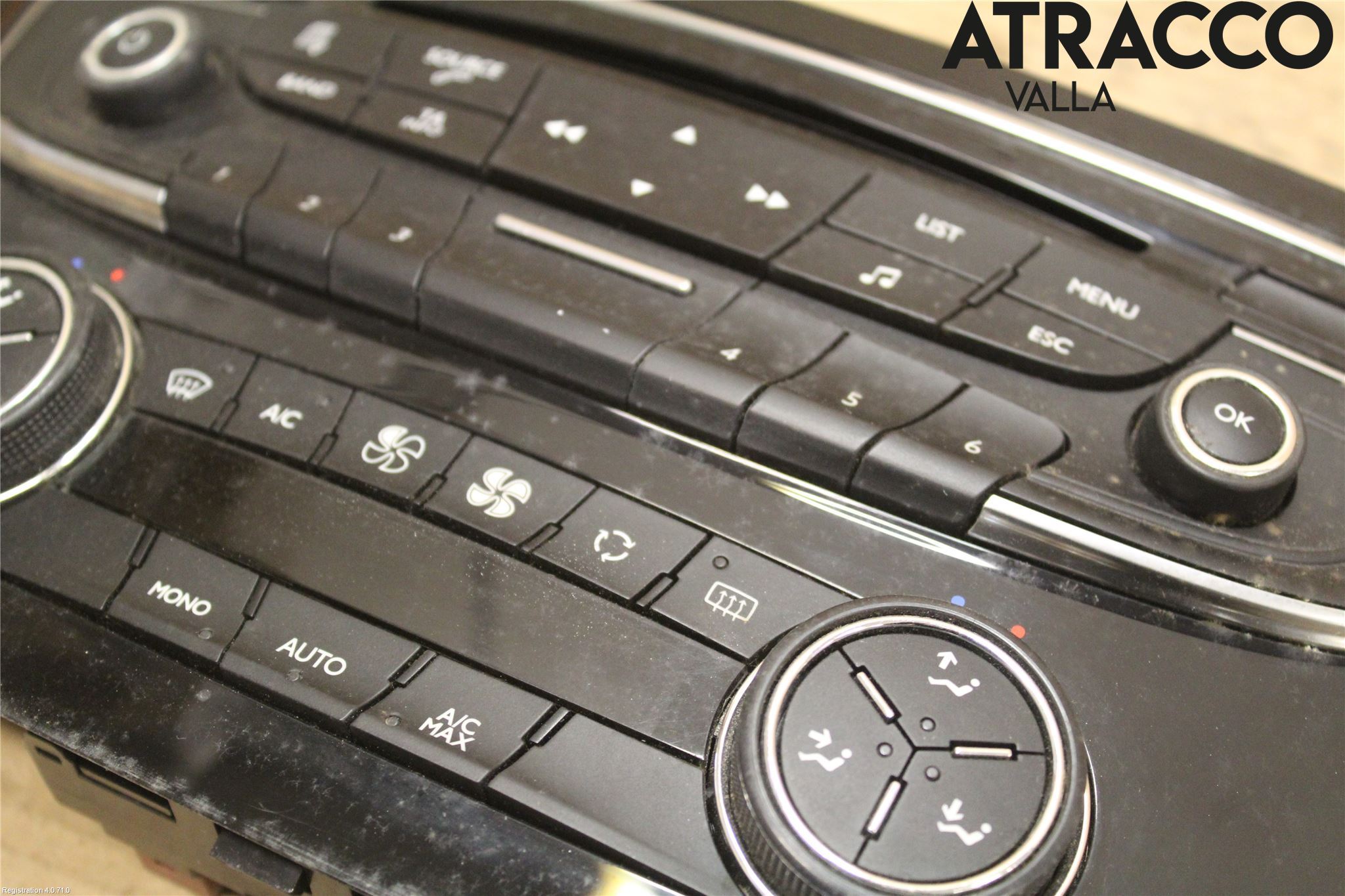 Peugeot 508 11-18 Varme Ac Betjening-Display