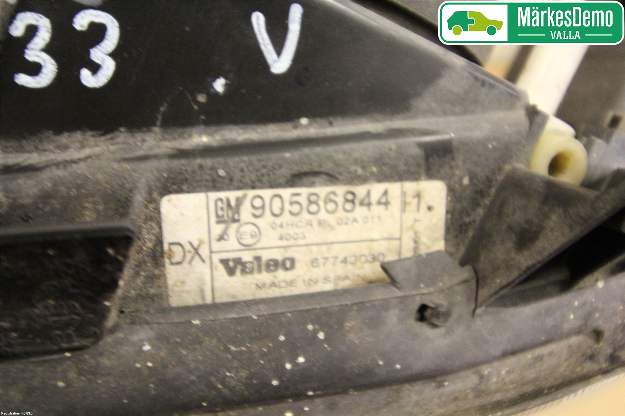 Opel VECTRA B 96-01 Frontlykt Venstre