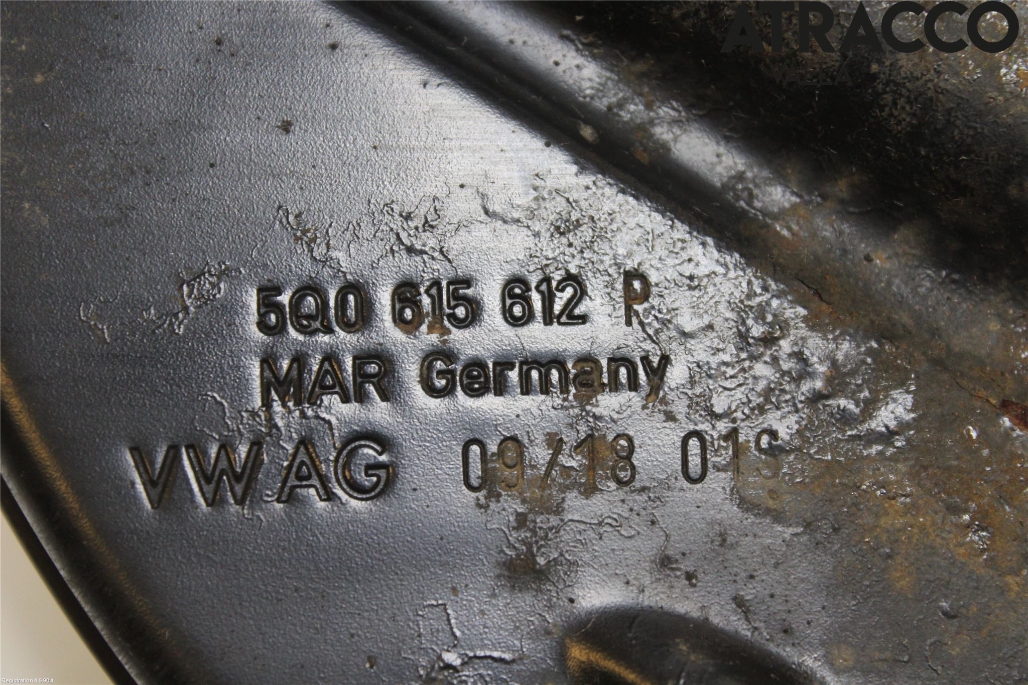 Volkswagen VW GOLF / E-GOLF VII 13-20 Bremseskjold Bak