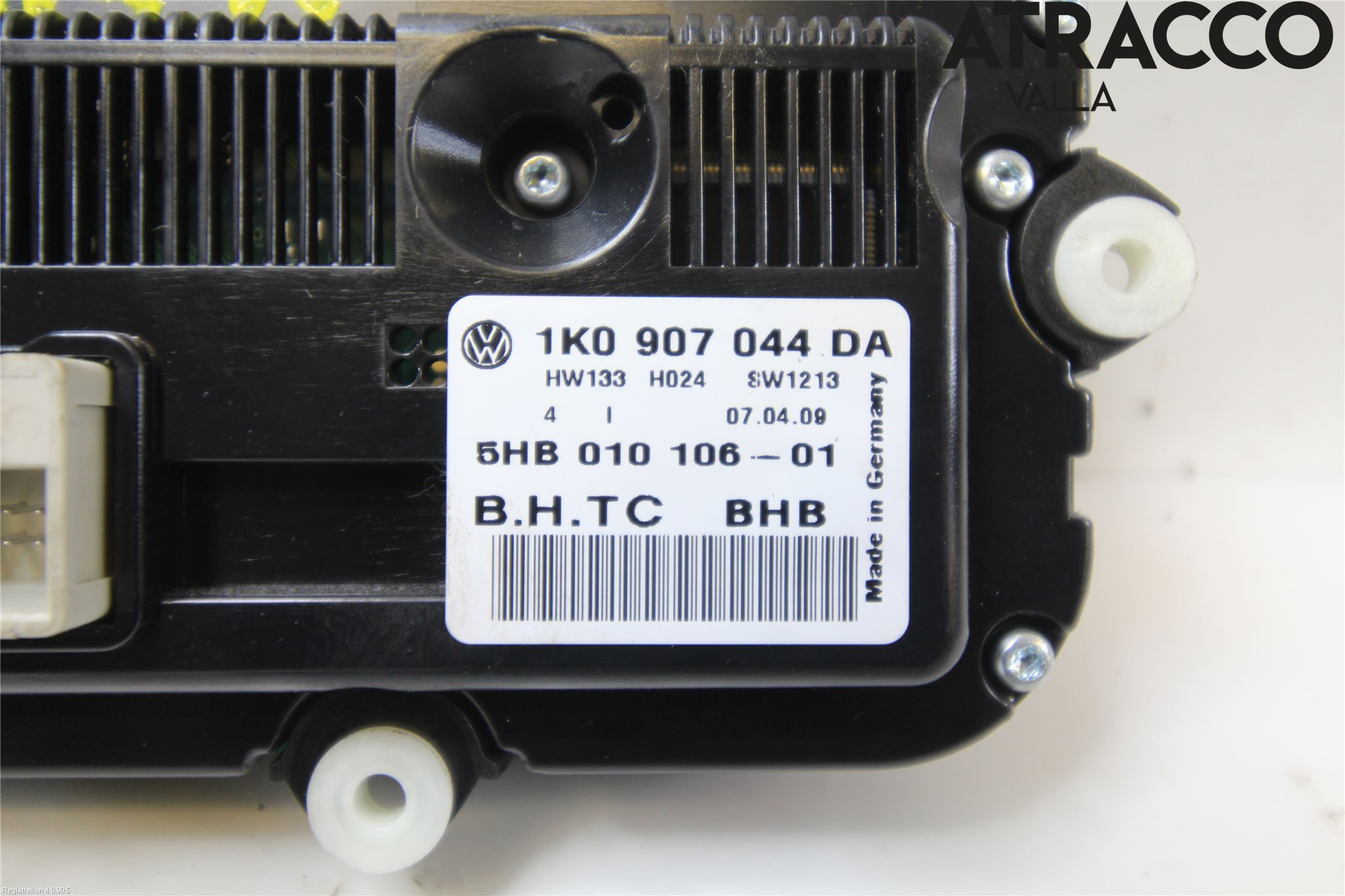 Volkswagen VW GOLF V 04-09 Varme Ac Betjening-Display