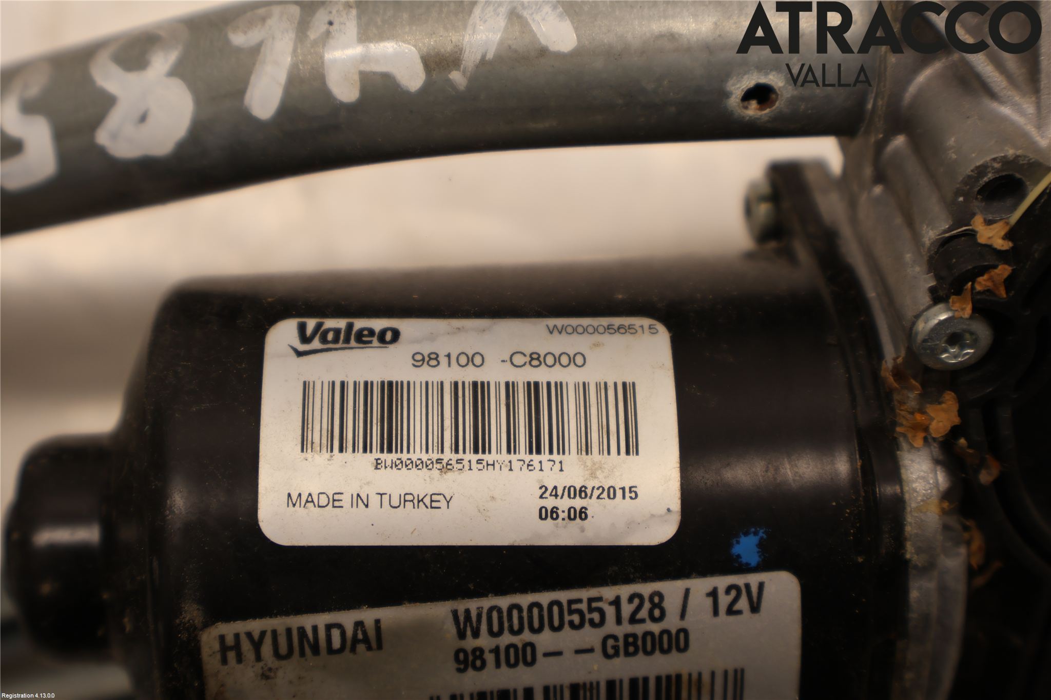 Hyundai i20 GB 15-20 Viskermotor Frontrute