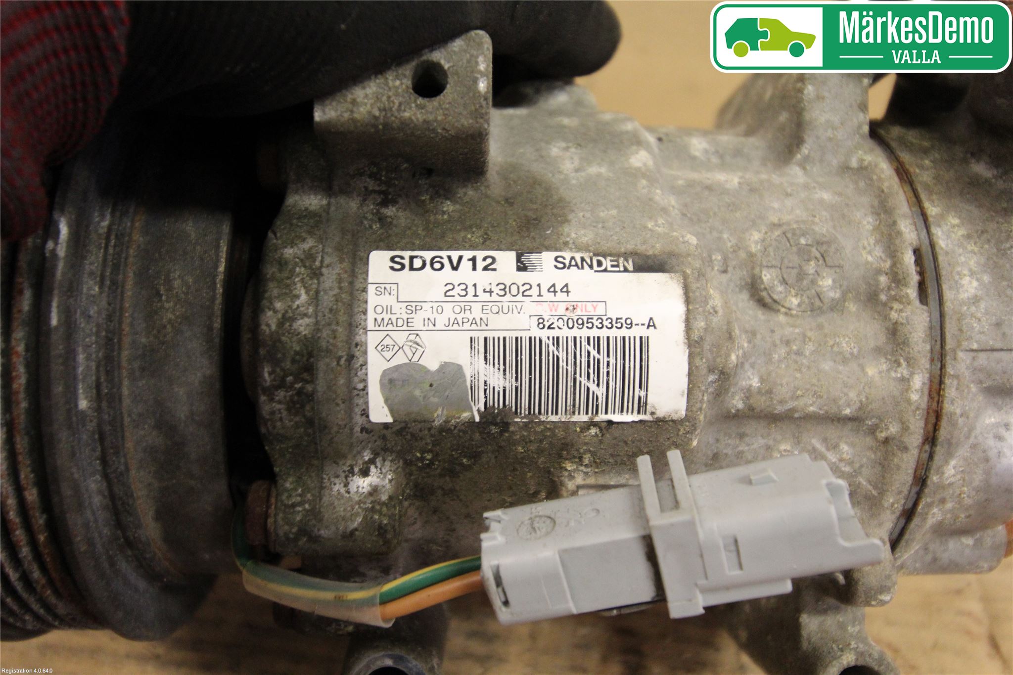 Renault CLIO III  09-12 Varme Ac Kompressor