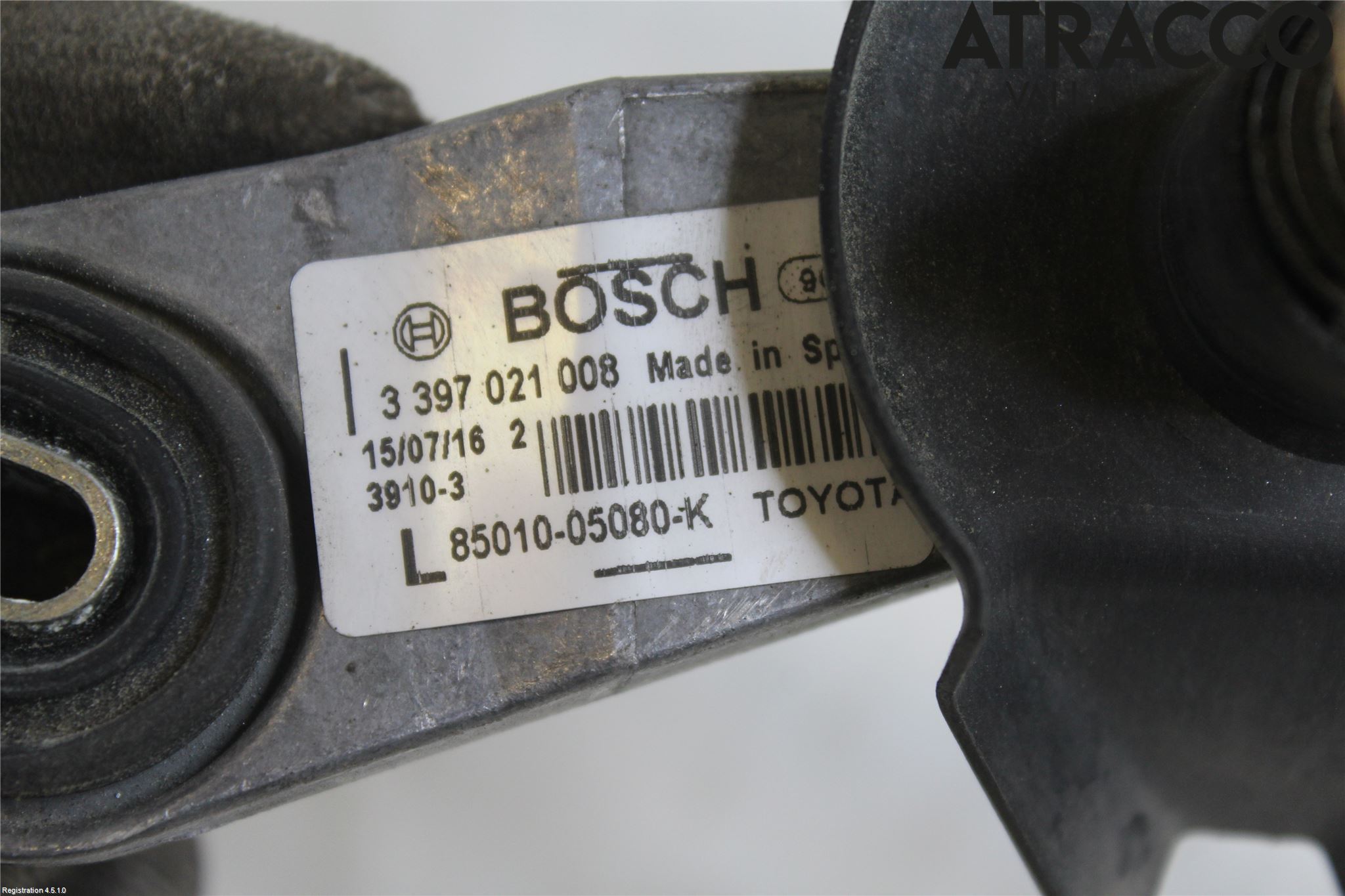 Toyota AVENSIS 16-18 Viskeroverføring Frontrute