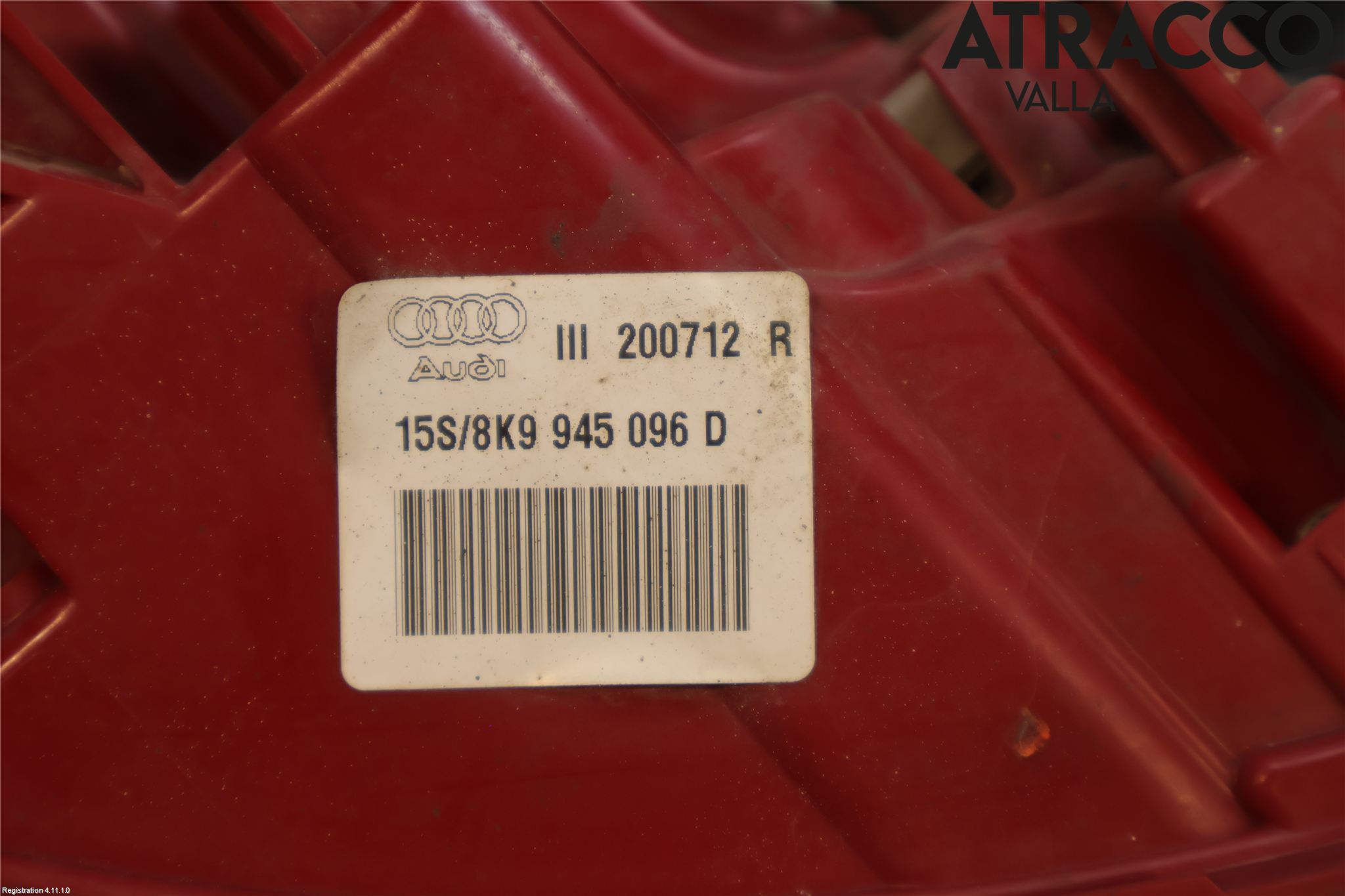 Audi A4 12-15 Baklykt Høyre