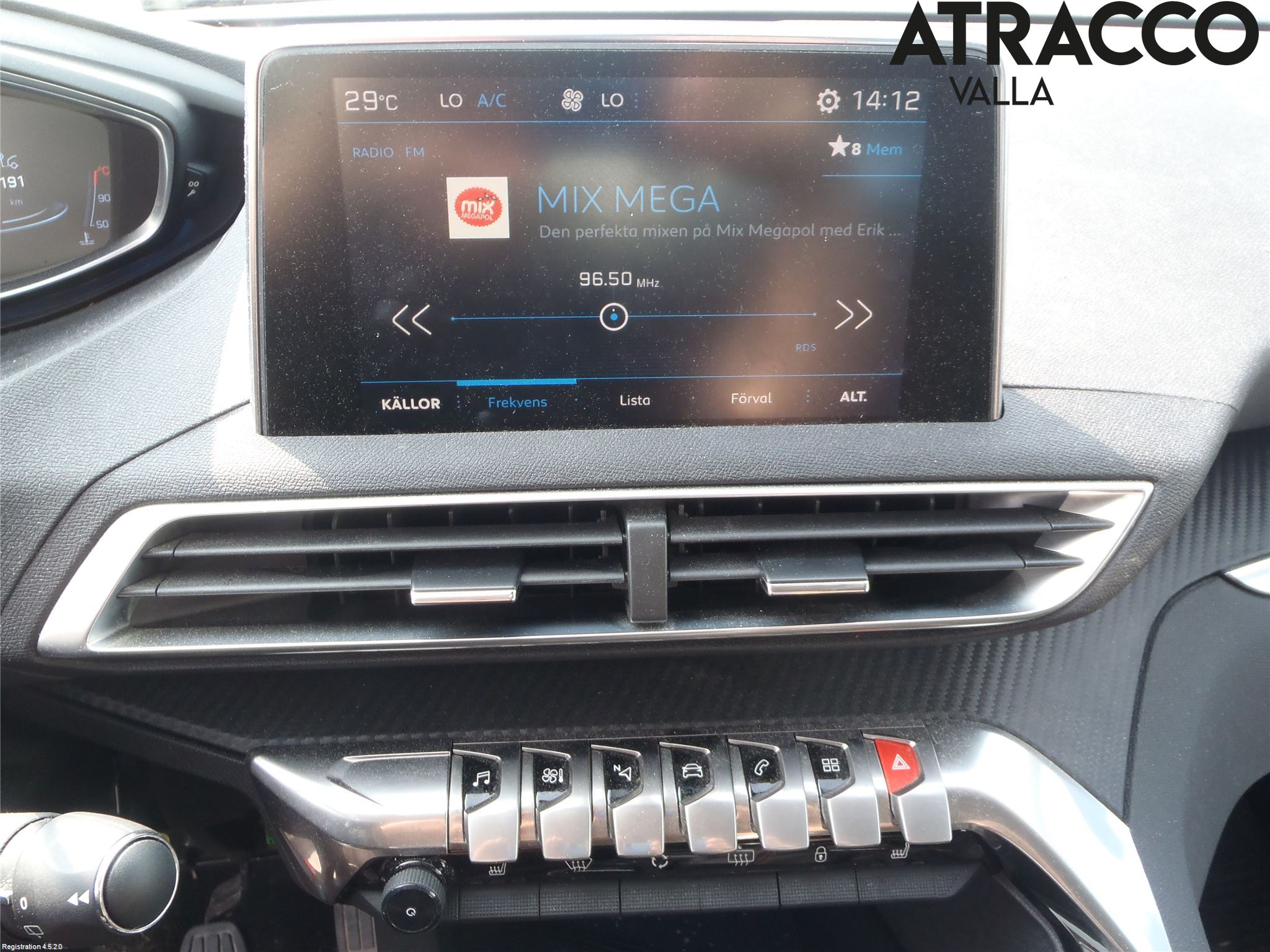 Peugeot 3008 17-24 Multifunktionsdisplay