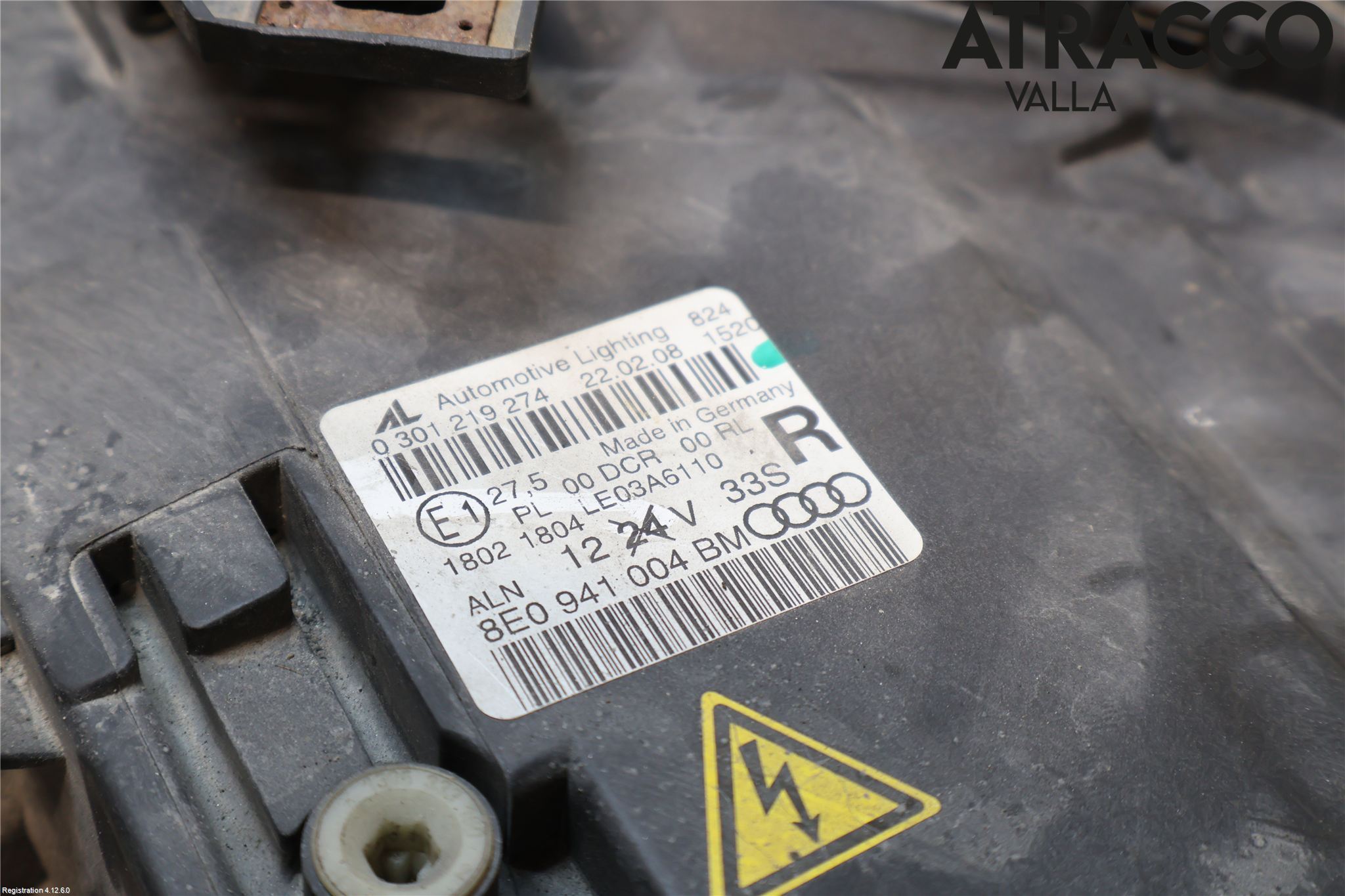 Audi A4/S4 05-07 Frontlykt Høyre